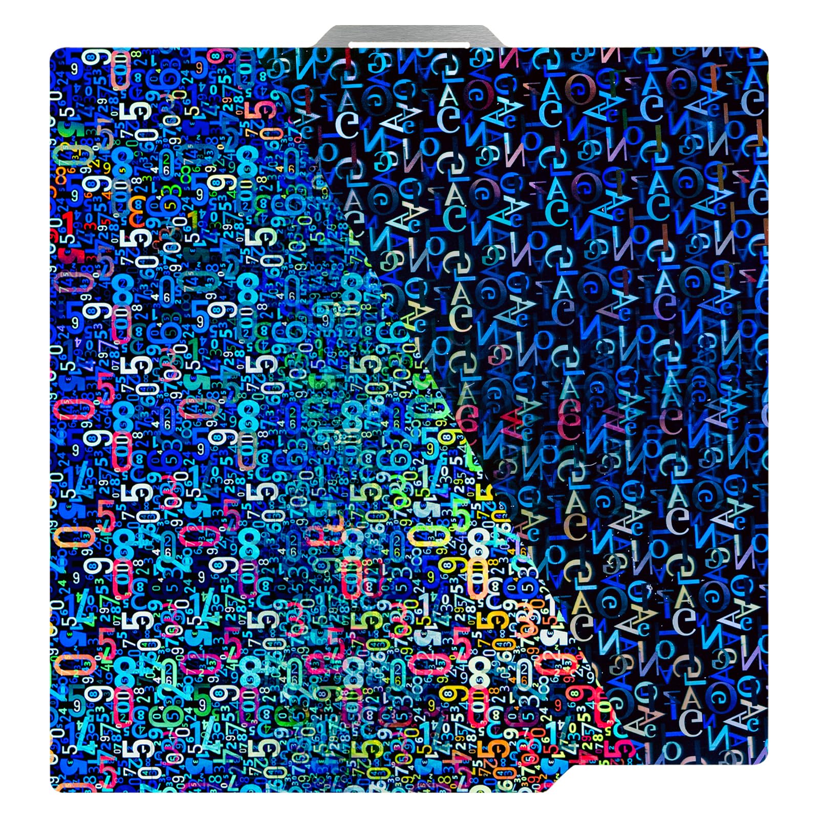 Ajoyib Pey (Numerals & Alphabet) 3D Printing Bed Adhesive Build Sheet Compatible With Bambu Lab A1 P1P X1C 257Mm