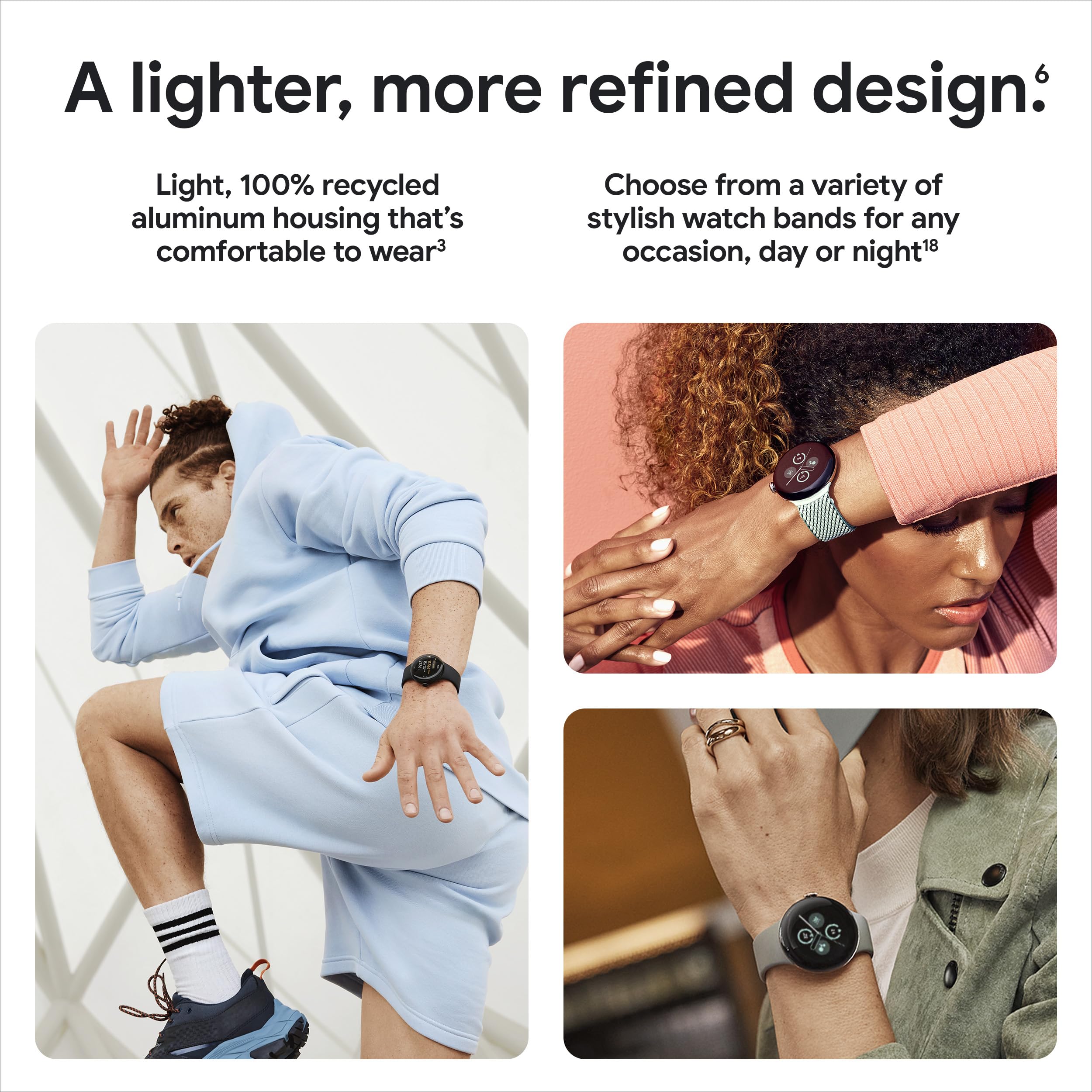 Google Pixel Watch 2 With The Best Of Fitbit And Google - Heart Rate Tracking, Stress Management, Safety Features - Android Smar