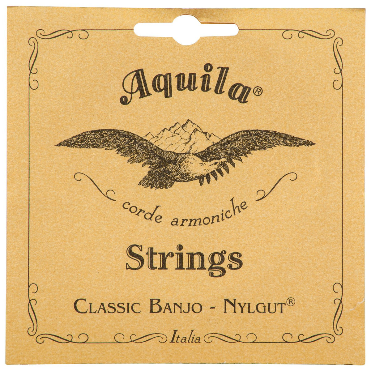 Aquila New Nylgut Aq-7B Minstrel Banjo Strings - Medium Tension Dgdfa-Set Of 5