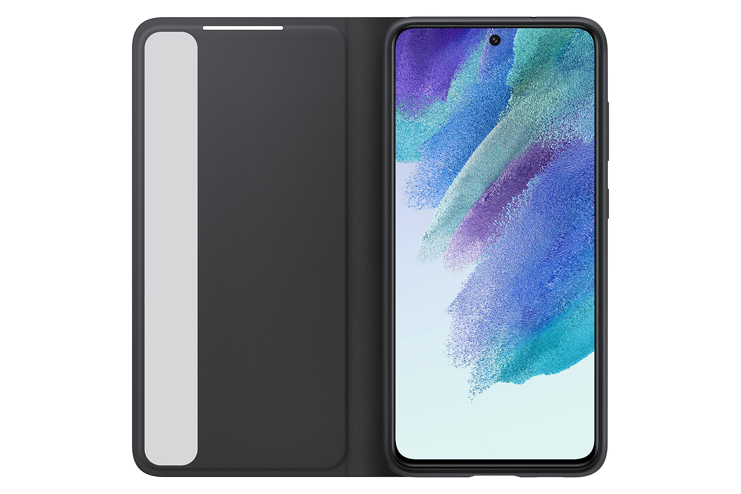 Samsung Galaxy S21 Fe 5G S View Cover, Protective Phone Case With Smart View Touch Control, Sustainable Design, Us Version, Blac