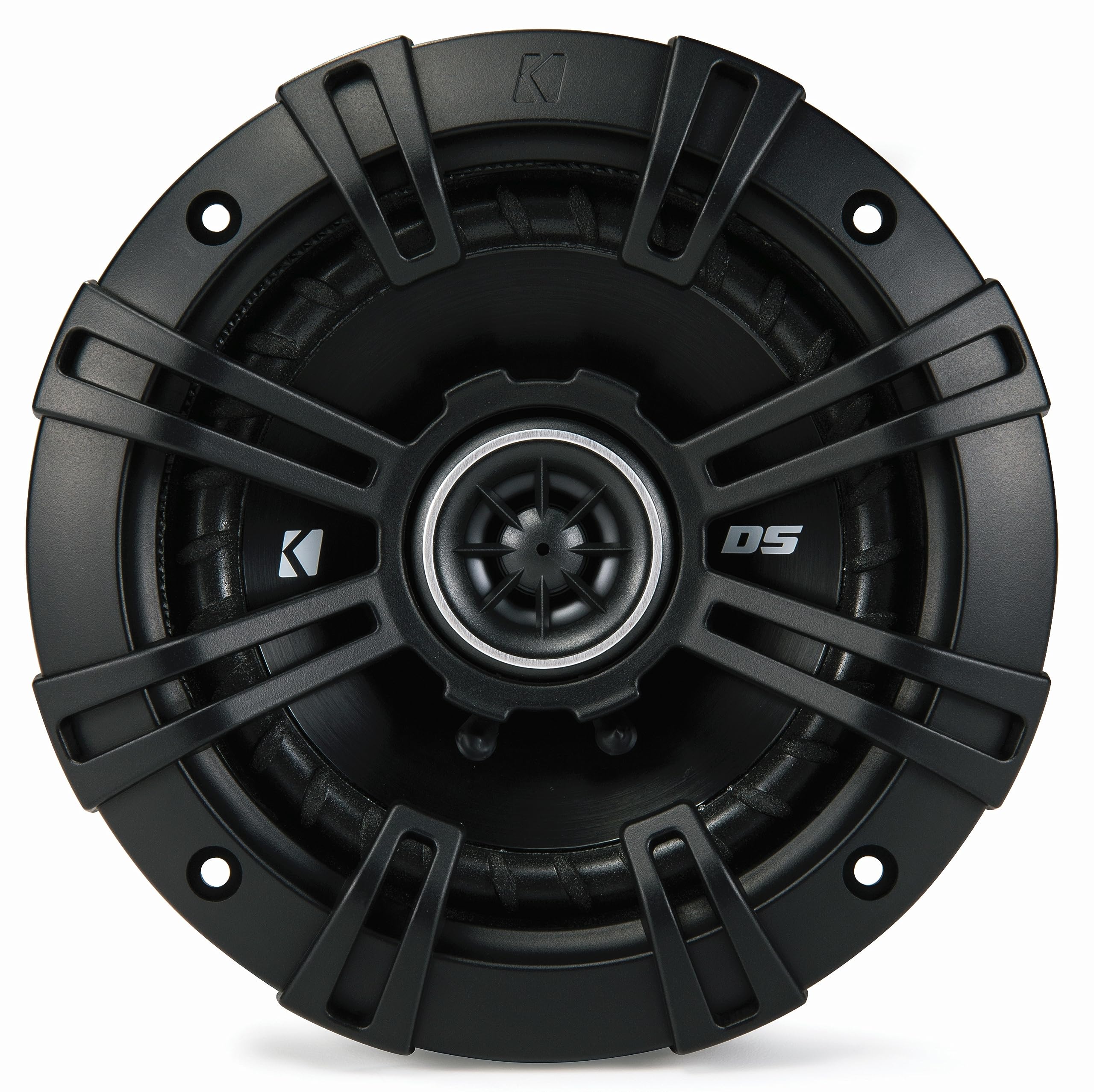 Kicker Ds Series 5.25'' Coaxial Speaker|43Dsc504|One Pair|4 Ohm|200 Watts Peak|50W Rms|Poly Blend Cone|Uv Treated Ribbed Foam Su