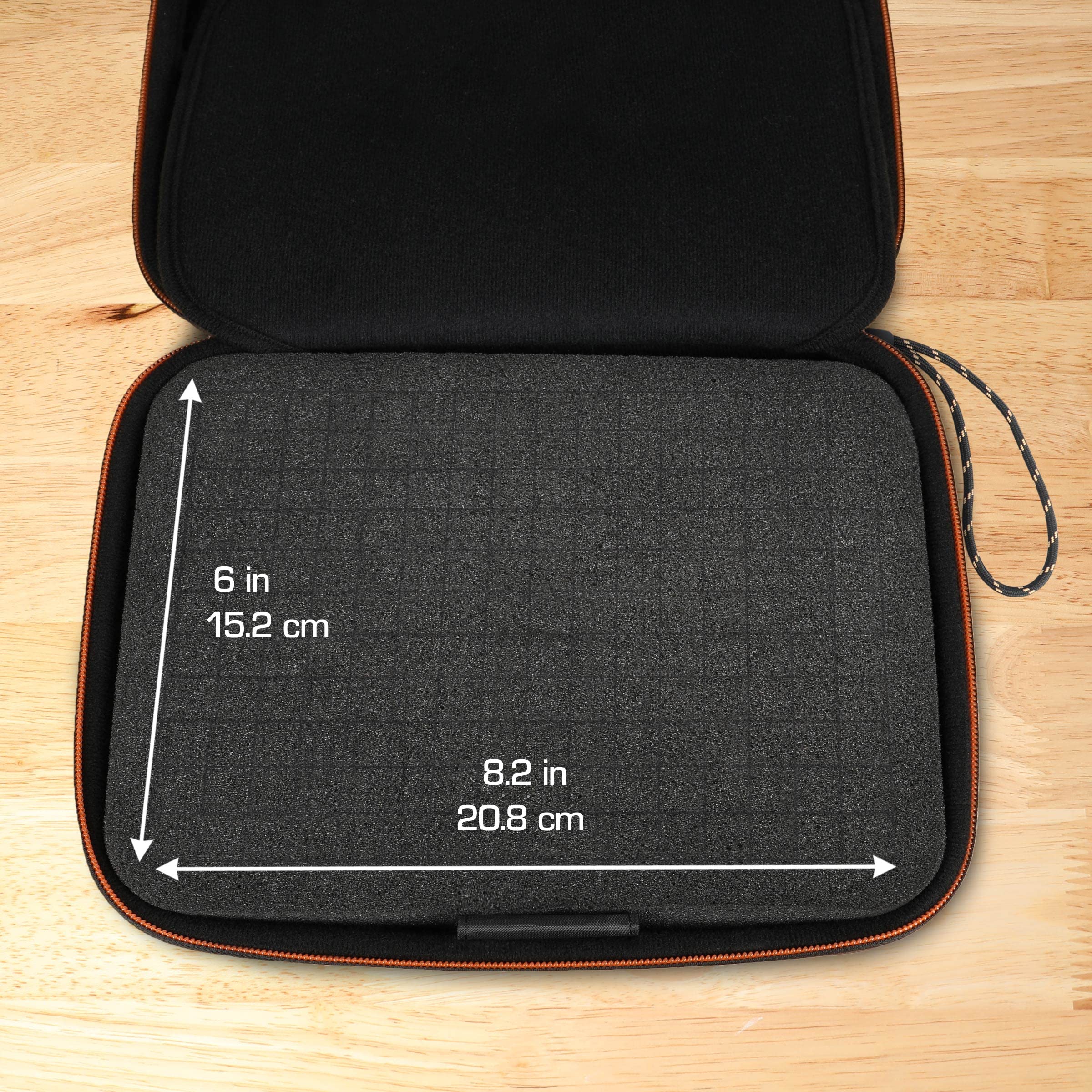 Usa Gear Camera Monitor Case   Portable Monitor Hard Case With Foam Interior, Water Resistant Exterior Compatible With Neewer 7