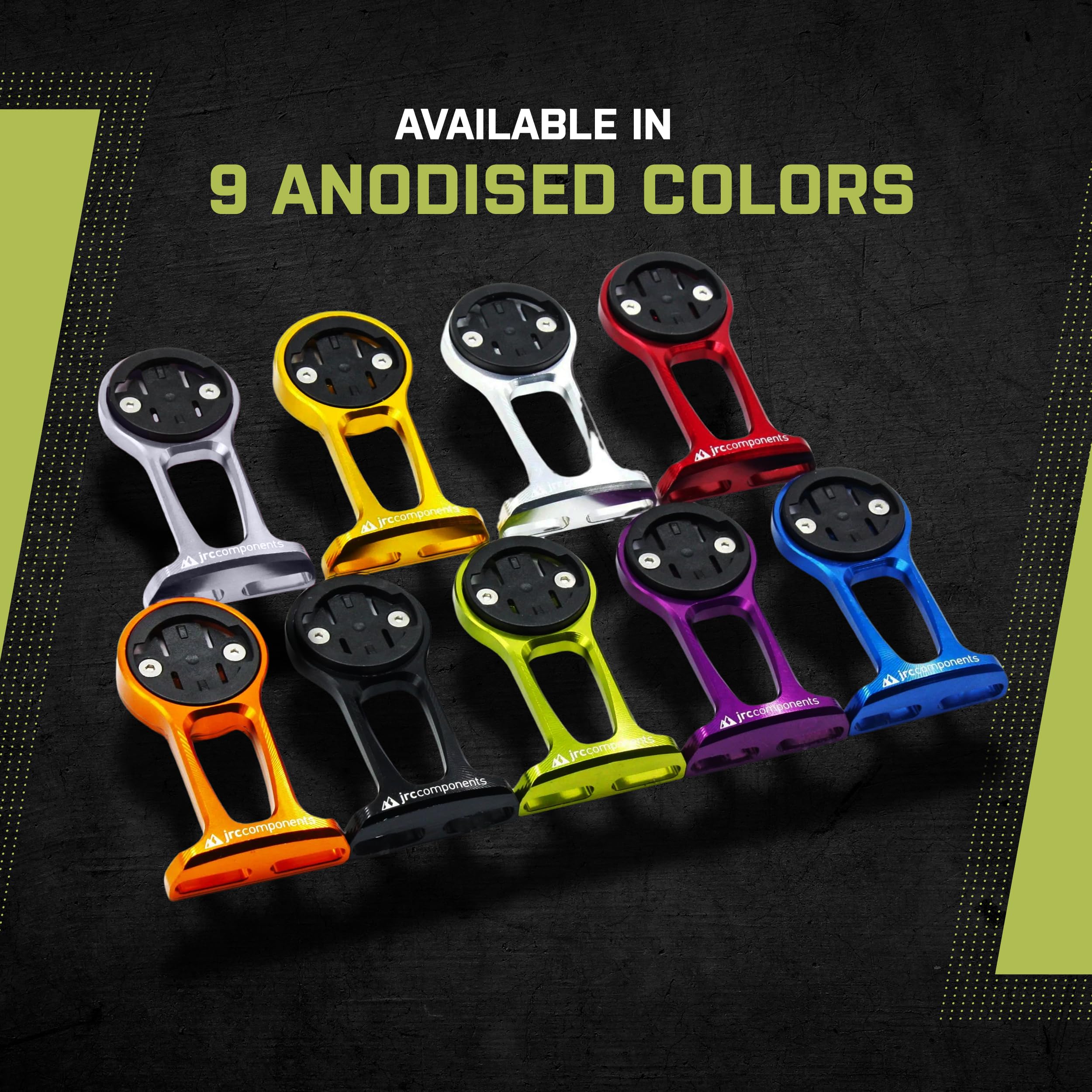 Jrc Components Stem Out Front Mount - Compatible With Wahoo - Orange