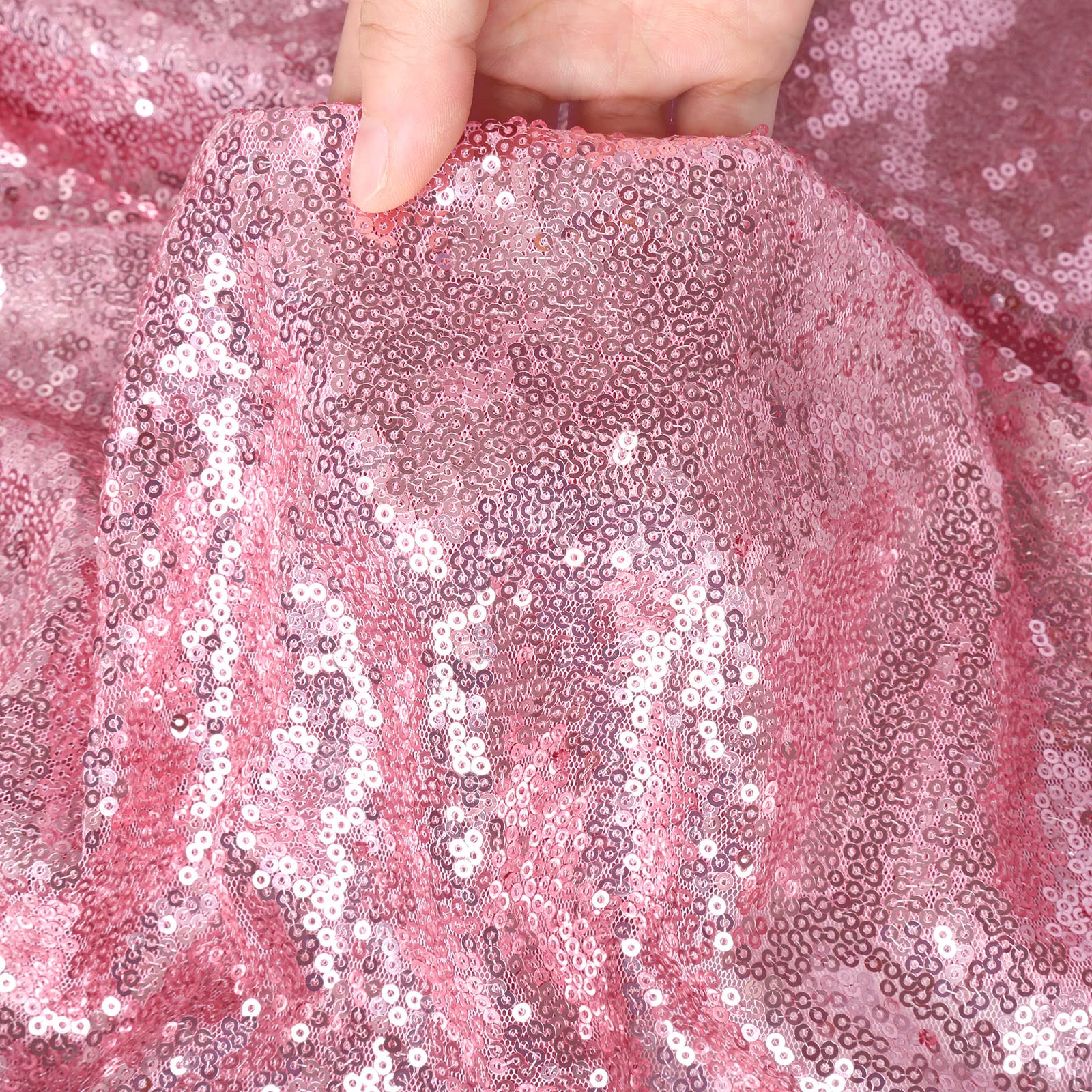 B Cool Fuchsia Pink Sequin Curtains Glitter Backdrop Curtain Panels 2 Panels 2Ftx8Ft Backdrop For Baby Shower Wedding Girls Part