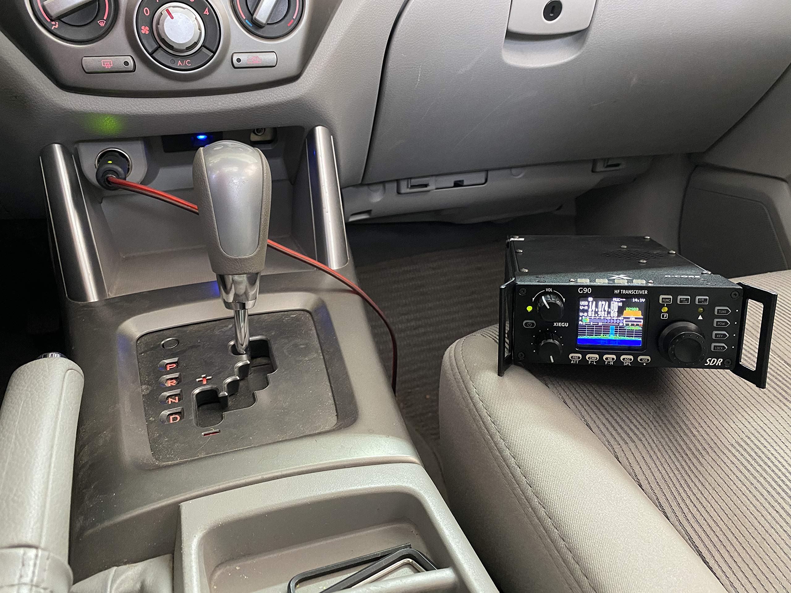 Car Auxiliary 12V Power Plug Adapter Cable For Xiegu G90 Ham Radio