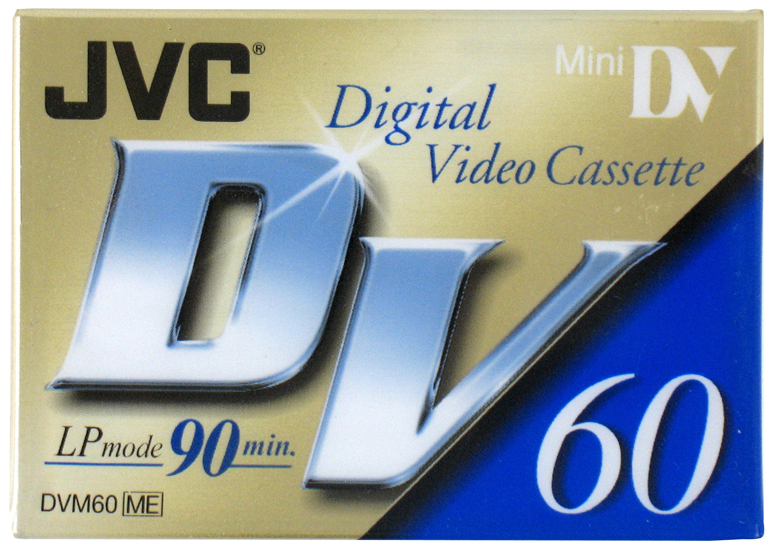 Jvc   Digital Video Cassette   M Dv60Me   Blank Mini Dv   90 Mins   3 Pack