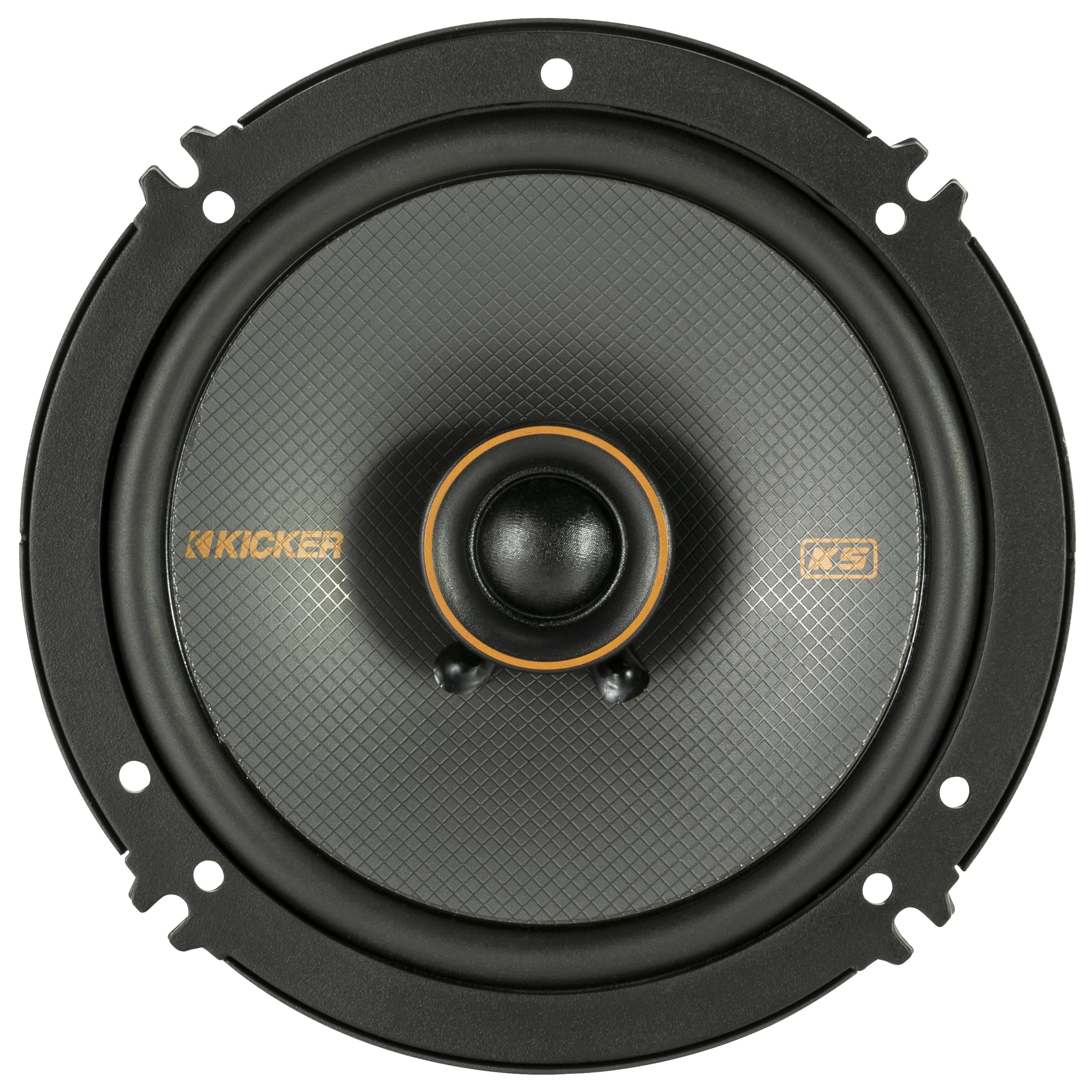 Kicker 51Ksc6504 Coaxial Speaker System, 2 Way Design, One (1) Pair, 6.5'' (160Mm) Polypropylene Woofer/Midrange, 3/4'' (20Mm) S