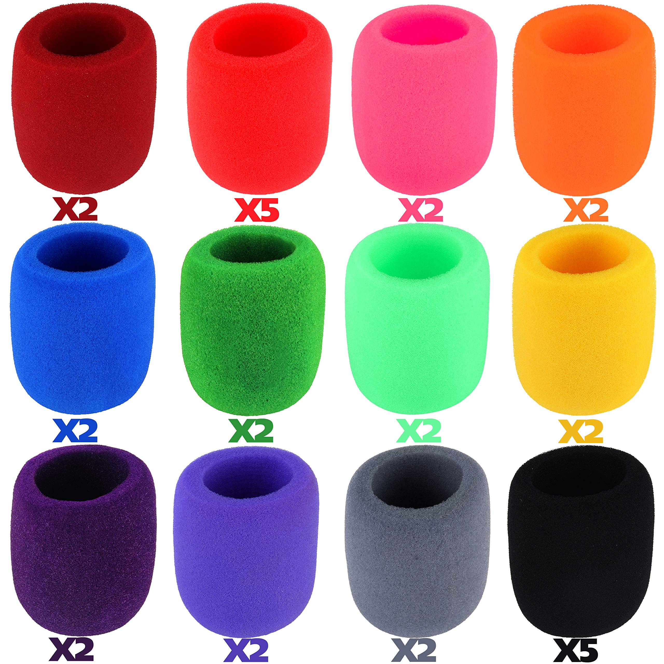 Augshy 30 Pack Microphone Cover