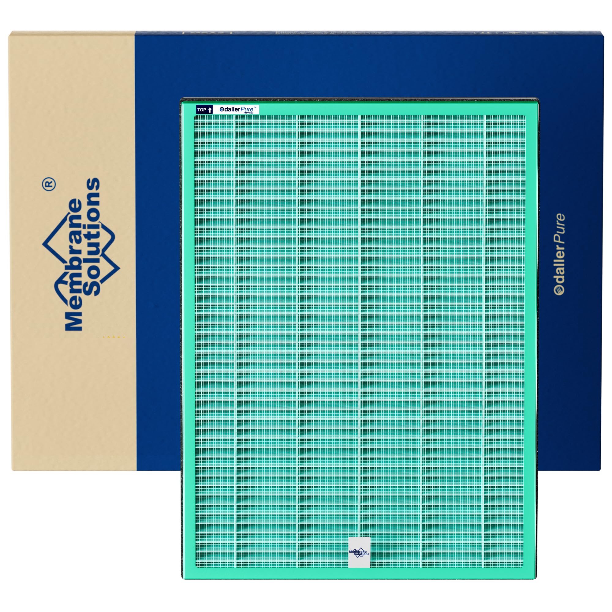 Membrane Solutions Msa3/Msa3S Genuine Pet Odor Removal Air Purifier Filter Replacement 1 Pack, Upgraded 4 In 1 H13 True Hepa Fil