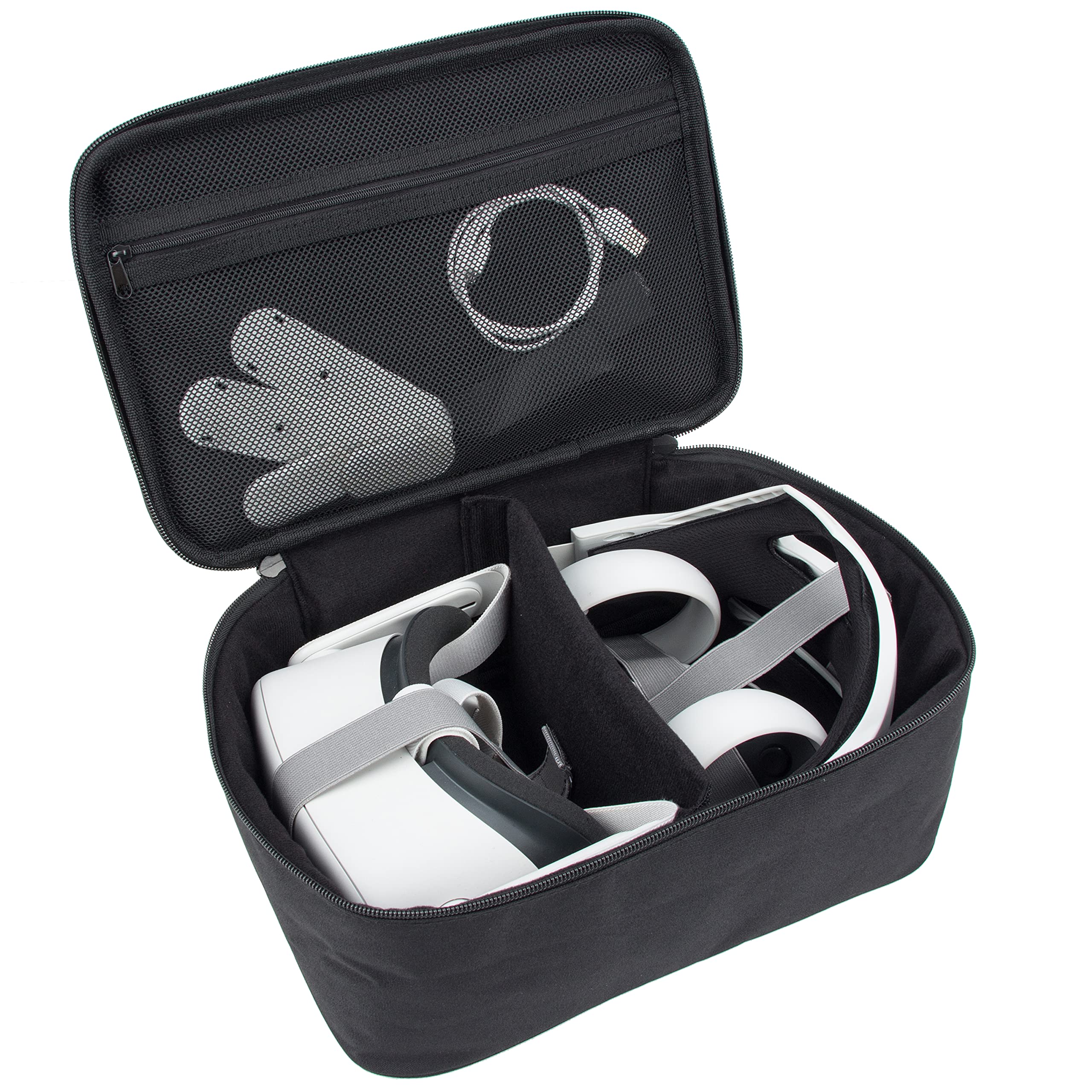 Kislane Soft Carrying Case Compatible With Oculus Quest 2 Vr, Carrying Case For Oculus Quest 2 Headset Fits For Travel, Home, Ou