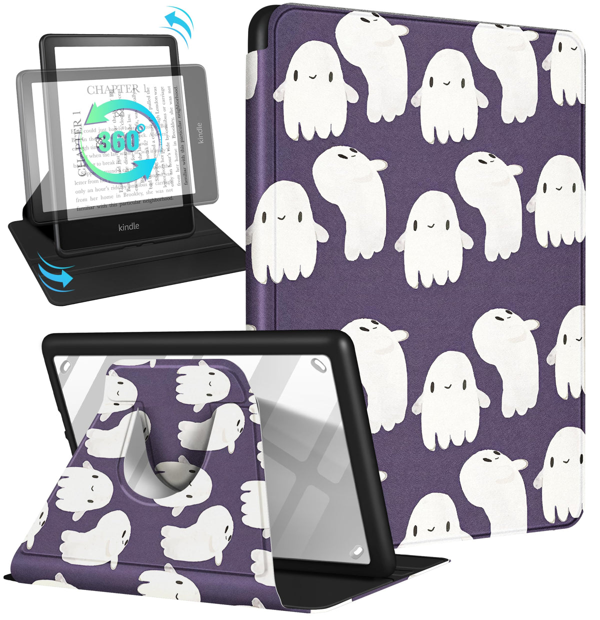 Kidcube For Kindle Paperwhite 11Th Generation Case 6.8 Inch 2021/Paperwhite Signature Edition Case Women Girls Kids Boys Cute Sk