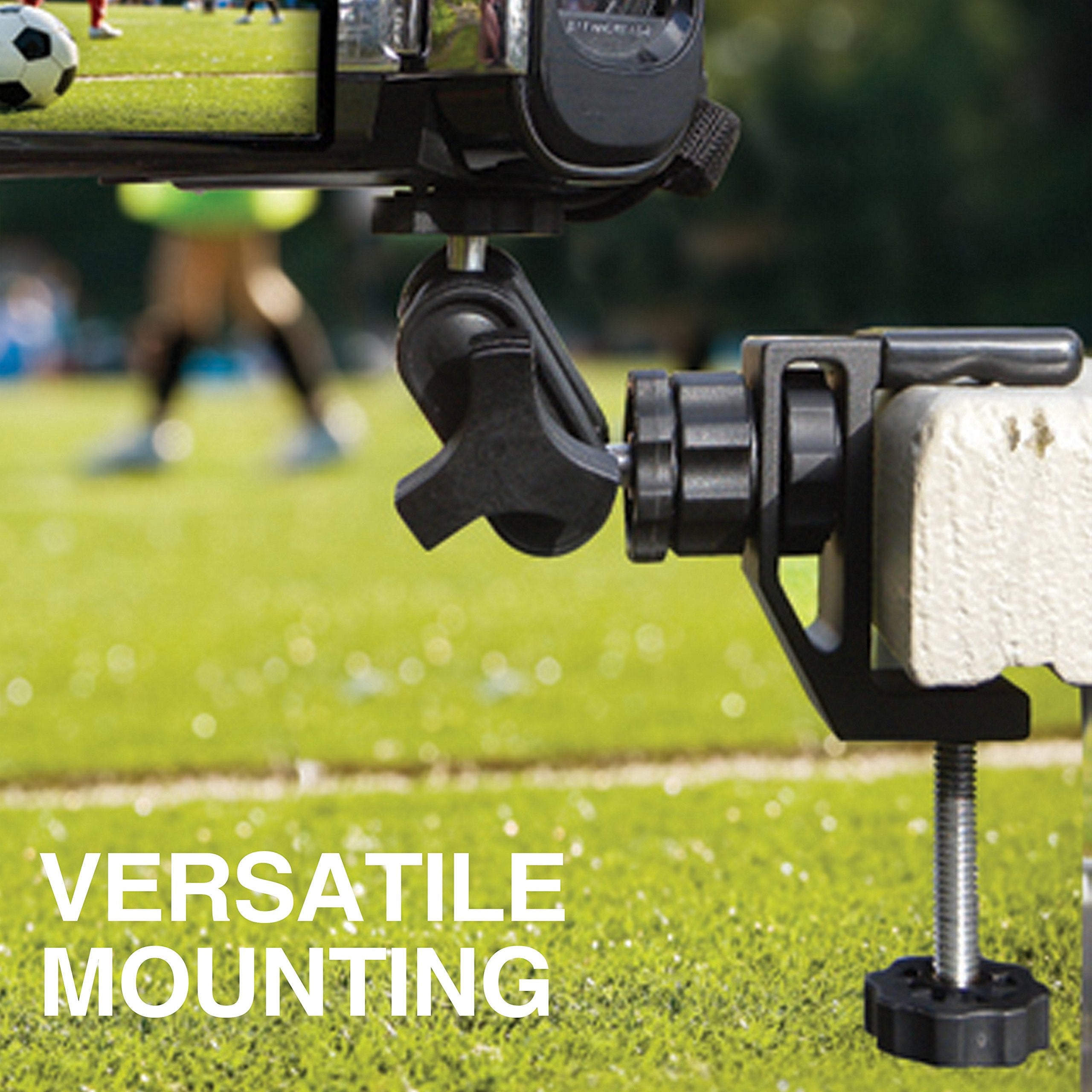 Pedco Ultraclamp Assembly 360 Swivel Camera Mount Accessory For Cameras, Scopes And Binoculars (1.5 Inch W/Swivel), Black (P Uca