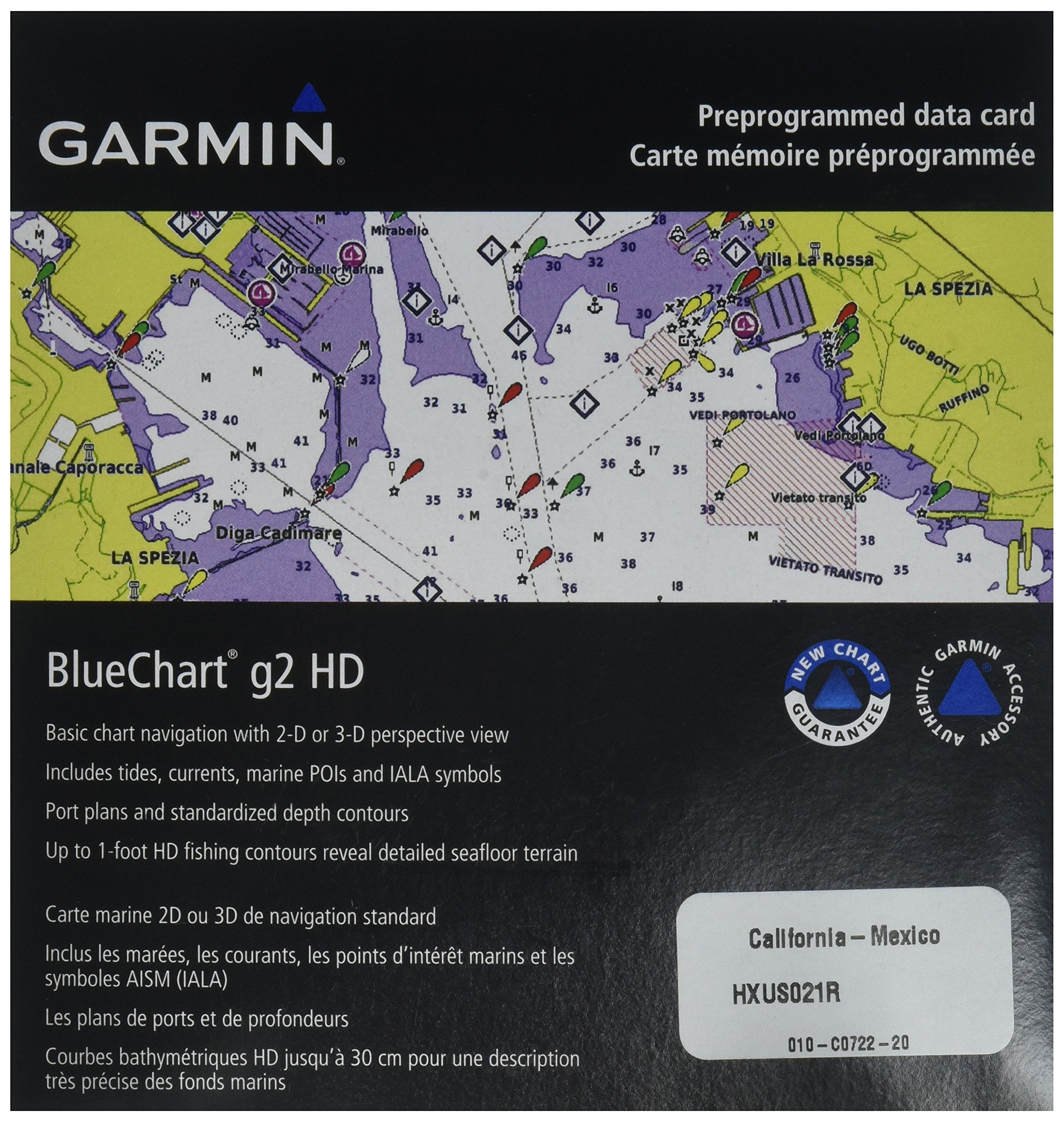 Garmin Bluechart&Reg; G3 Hd - Hxus021R - California - Mexico - Microsd&Trade;/Sd&Trade;,WBEEAB00283FTQM