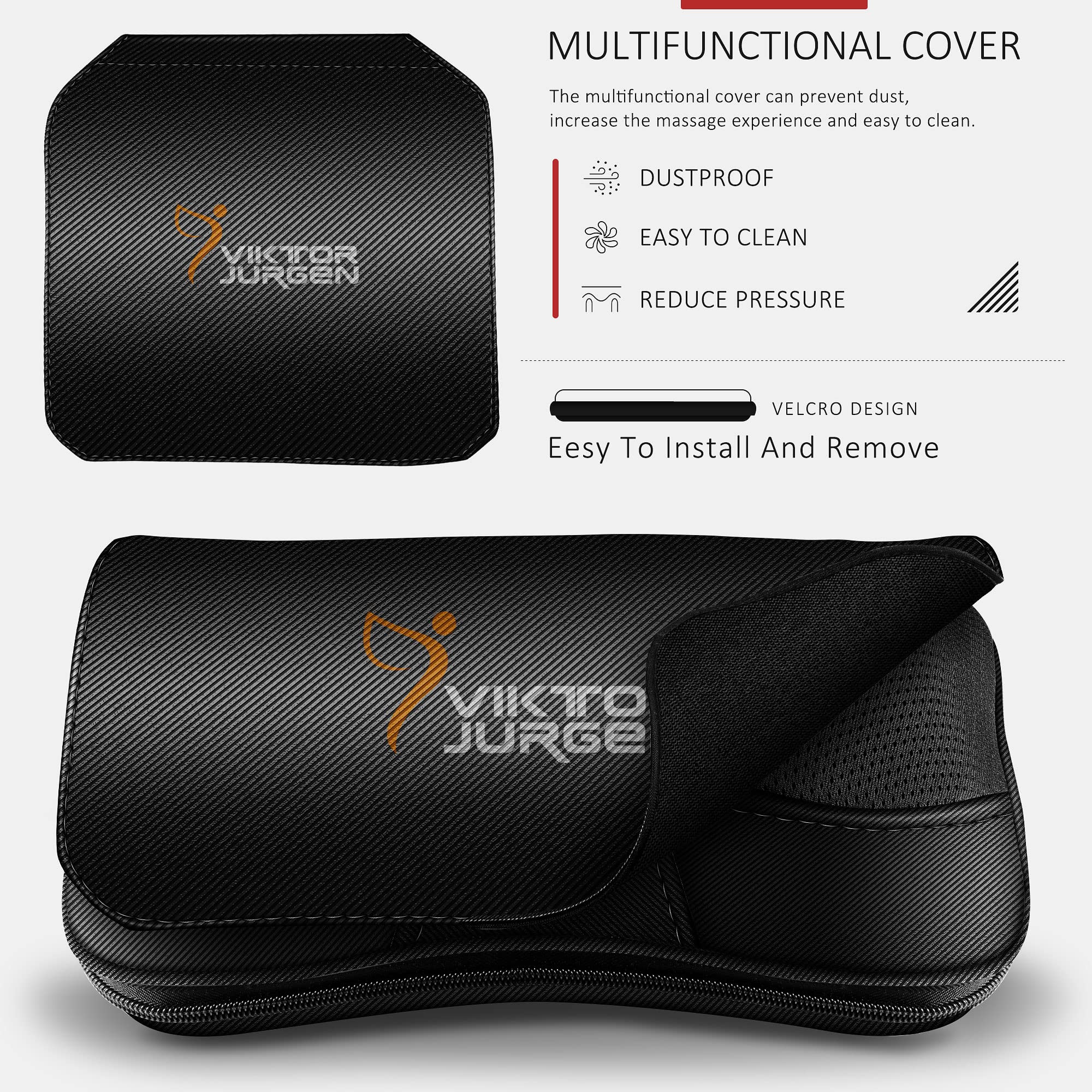 Viktor Jurgen Back Massager Kneading For Neck, Shoulder And Foot, Shiatsu Massage Pillow With Heat, Relaxation Gifts For Women/M