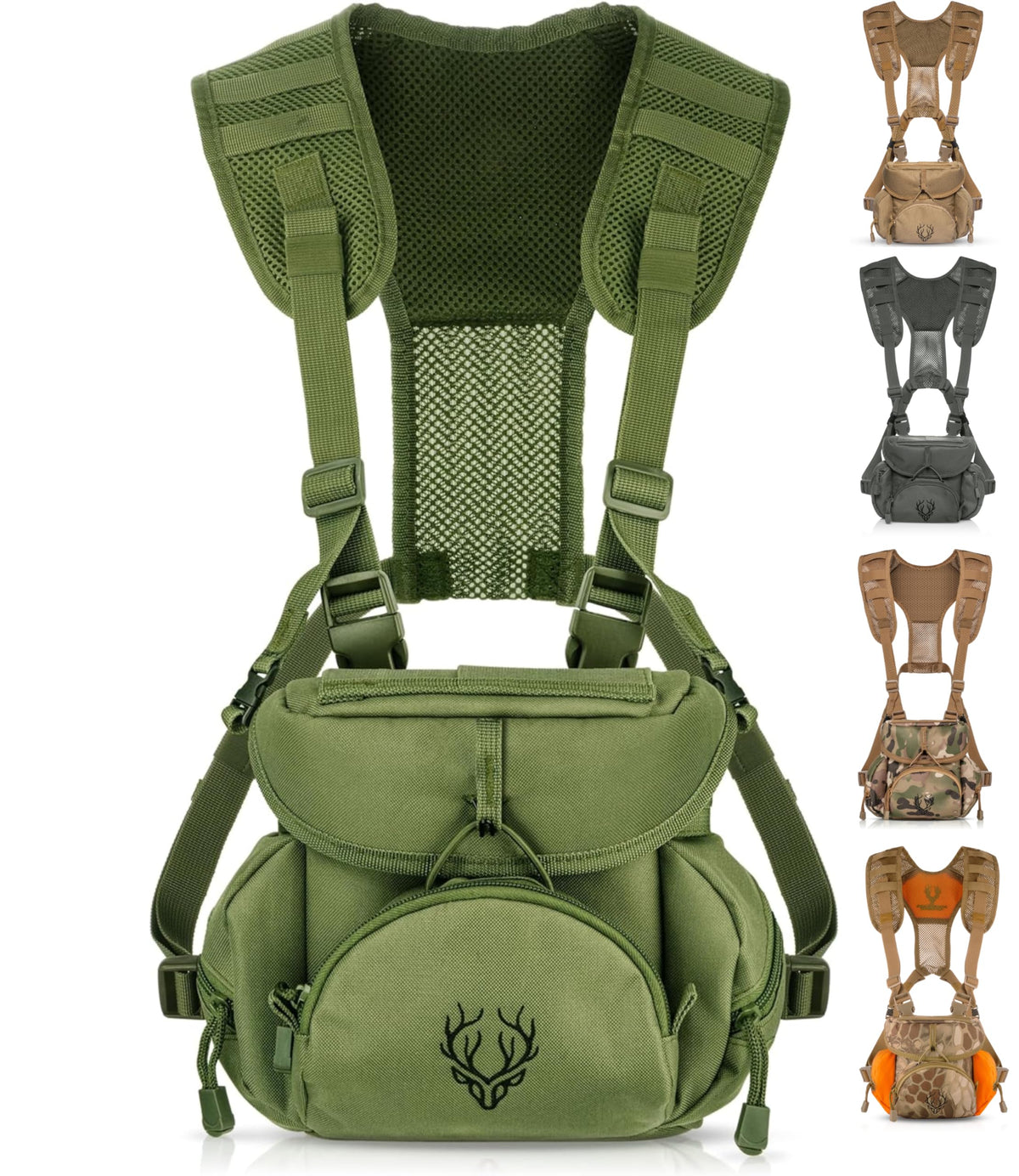 Binocular Harness Chest Pack For Men And Women   Our Bino Harness And Case Is Great For Hunting, Hiking, And Shooting   Bino Str