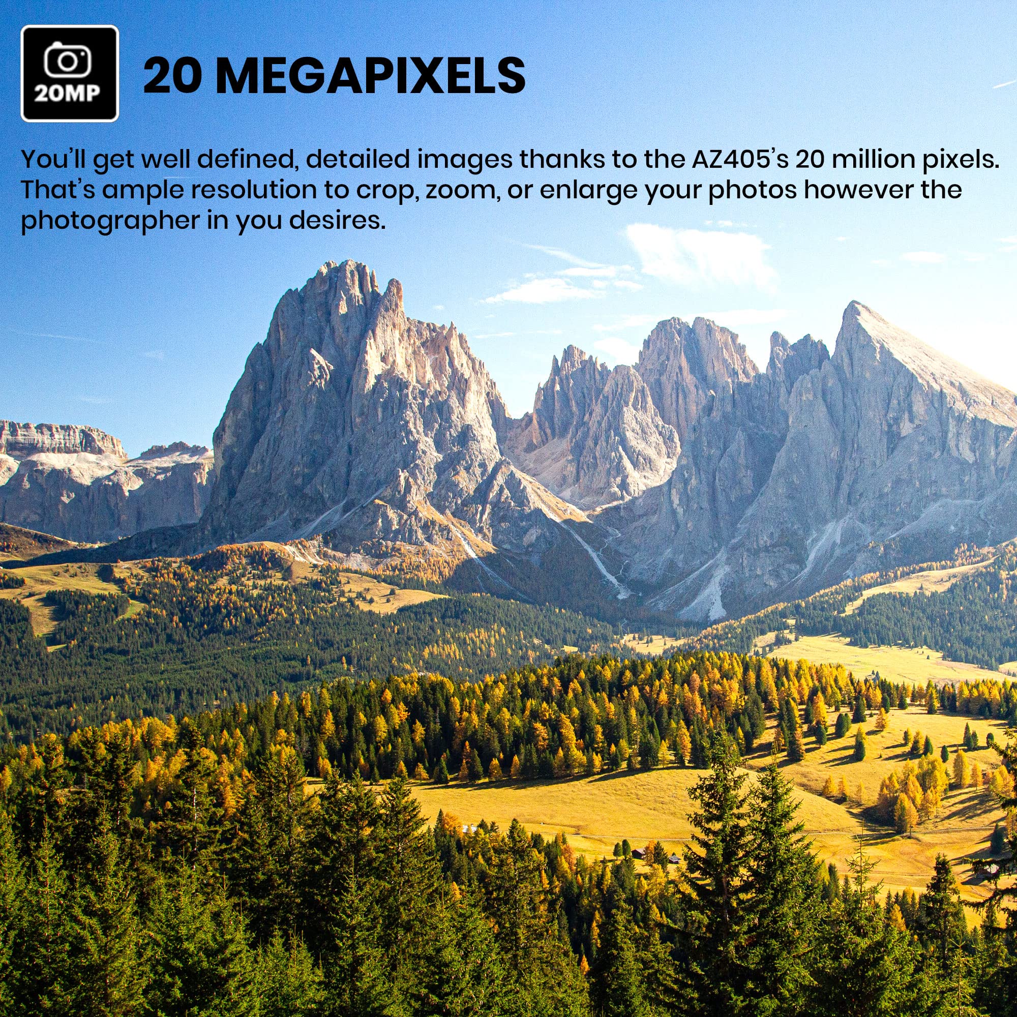 Kodak Pixpro Az405 Digital Camera + 64Gb Memory Card + Camera Case (Black)