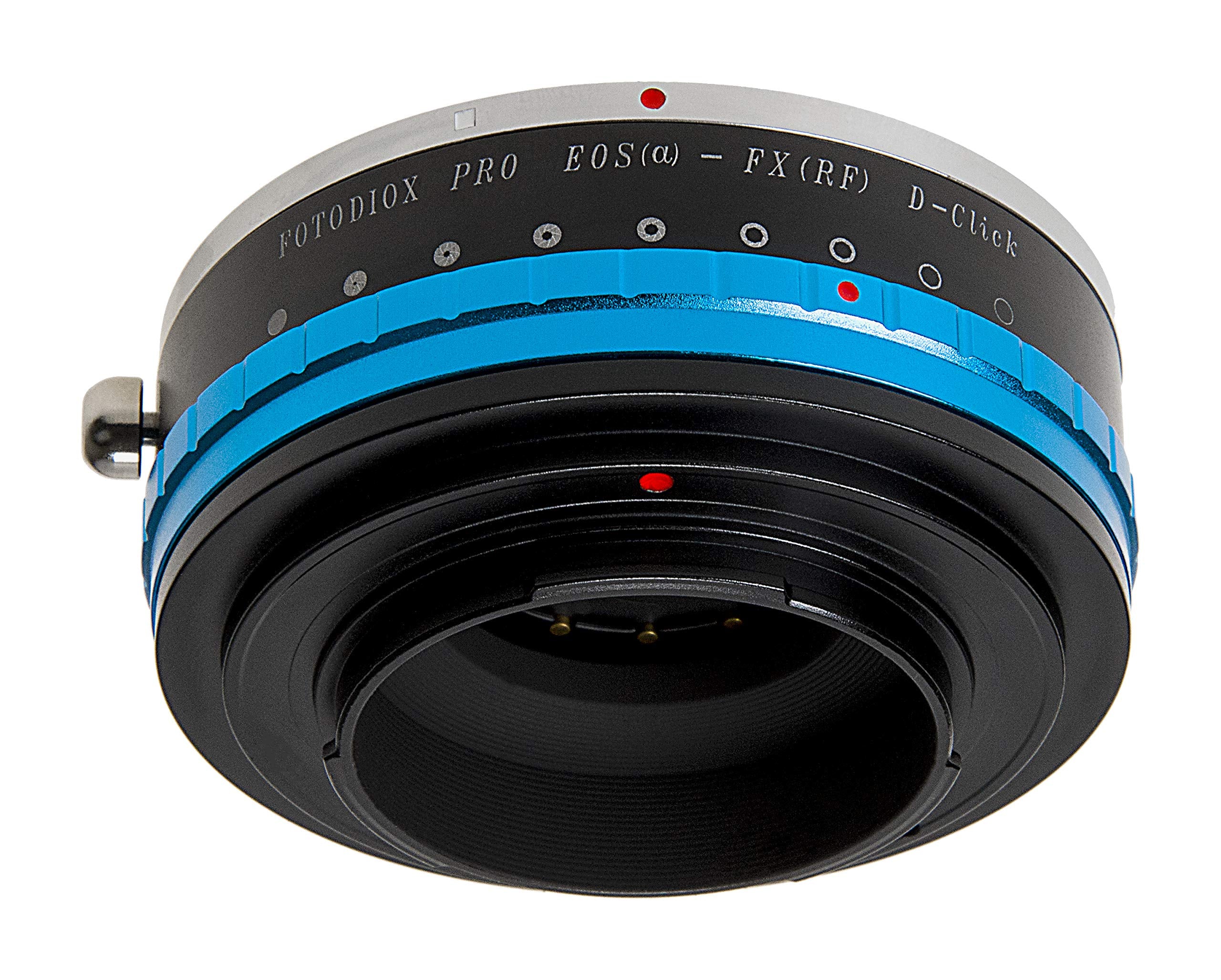Fotodiox Pro Iris Lens Mount Adapter Compatible With Canon Eos Ef Full Frame Lenses To Fujifilm X-Mount Cameras