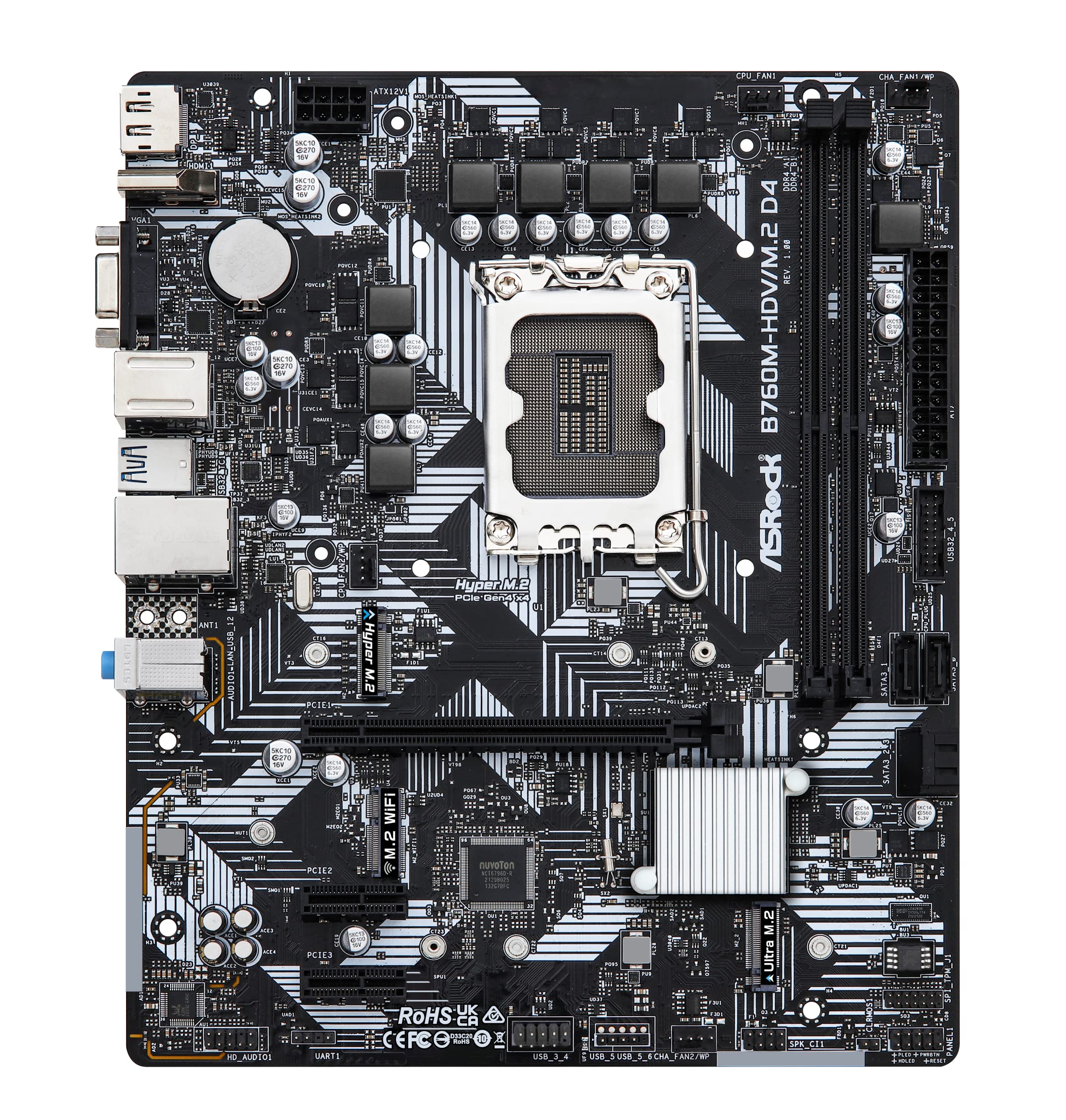 Asrock B760M Hdv/M.2 D4