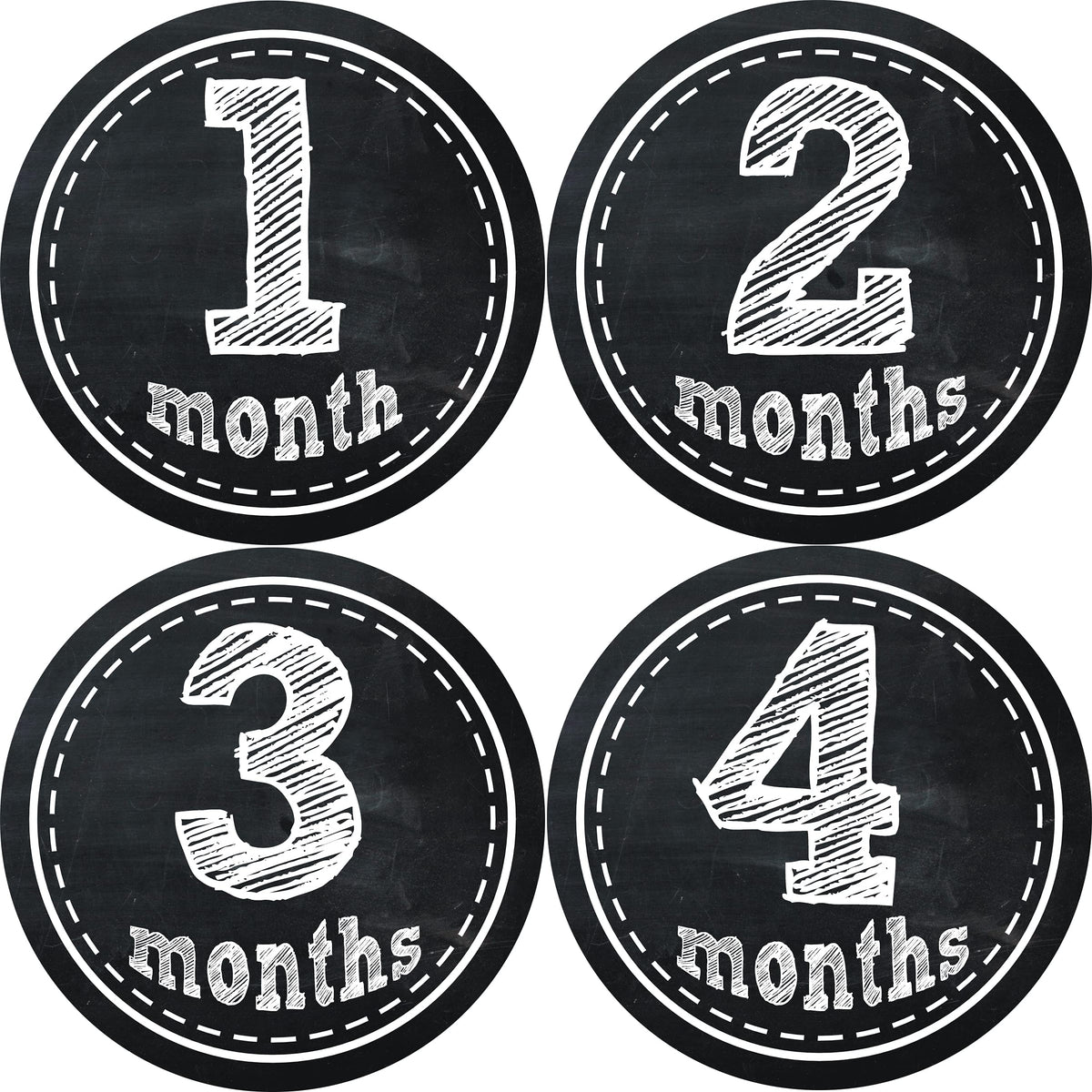 Months In Motion Gender Neutral Monthly Baby Milestone Stickers   Infant Photo Prop For First Year   Shower Gift   Newborn Keeps