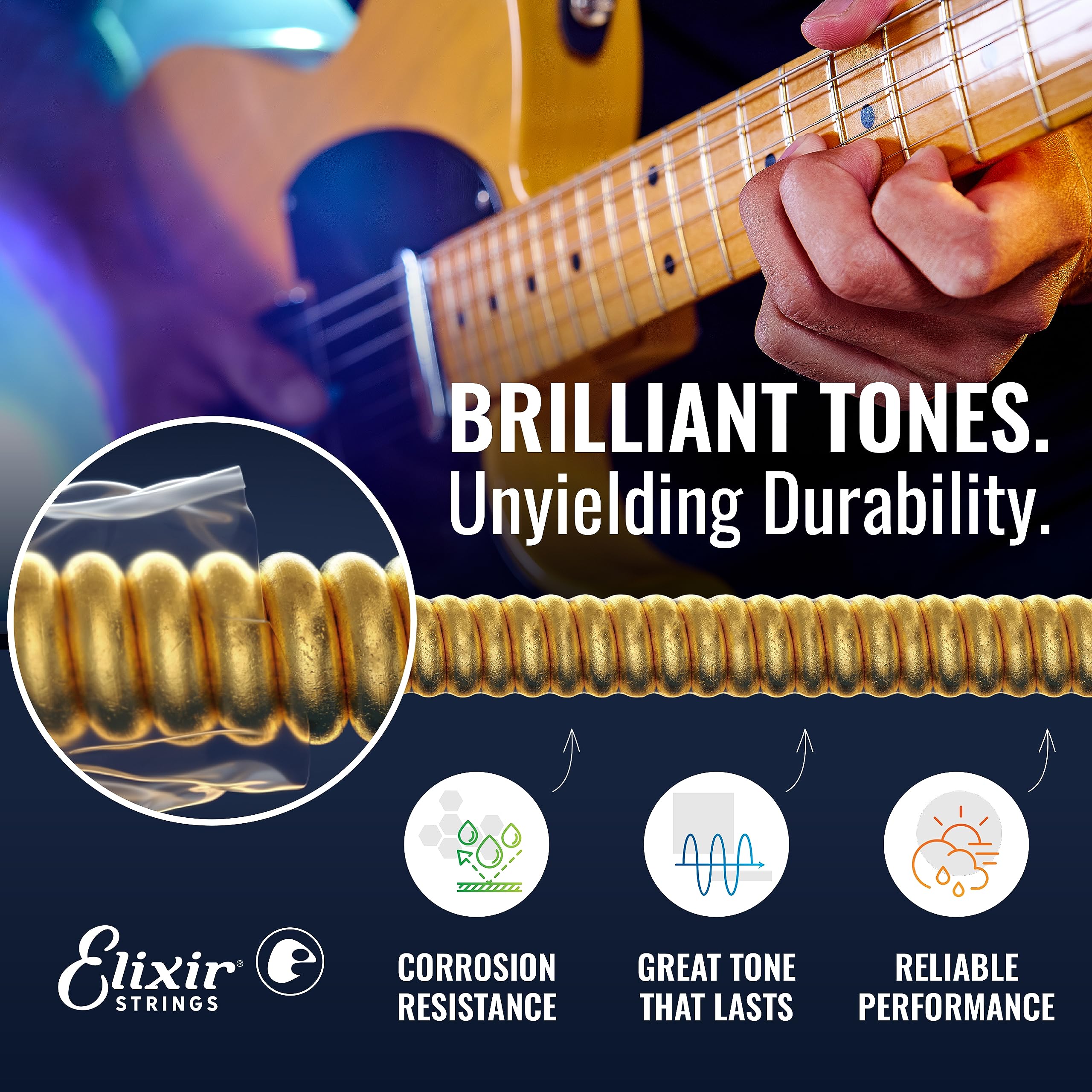 Elixir Strings Strings For Electric Guitar (12302)