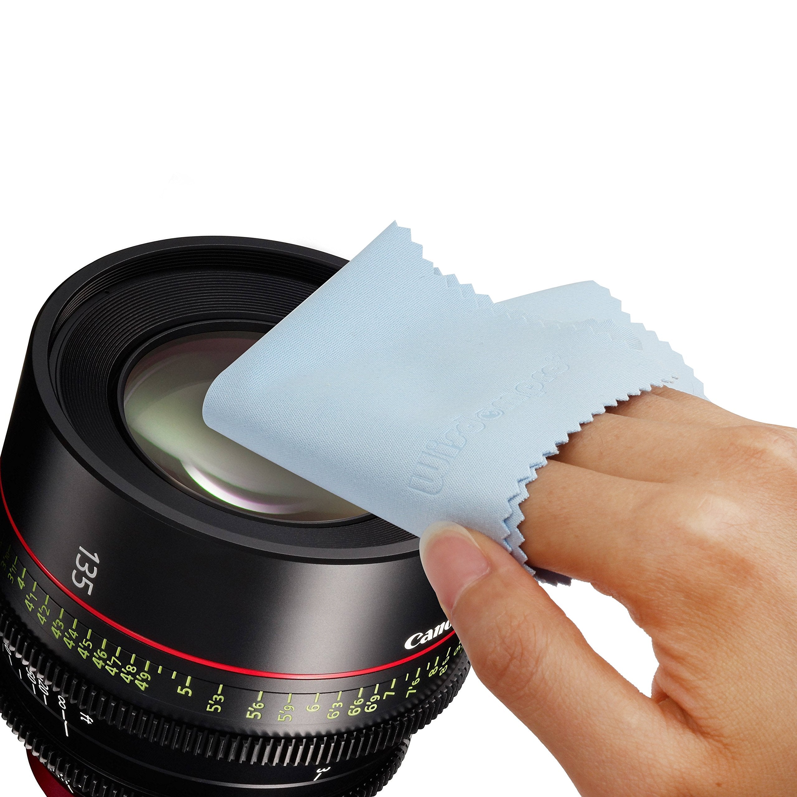 Wisdompro 8 Pack 5.7 X 6.9 Inches Microfiber Cleaning Cloth For Camera Lens, Glasses, Phone, Iphone, Ipad, Tablet, Laptop, Lcd T