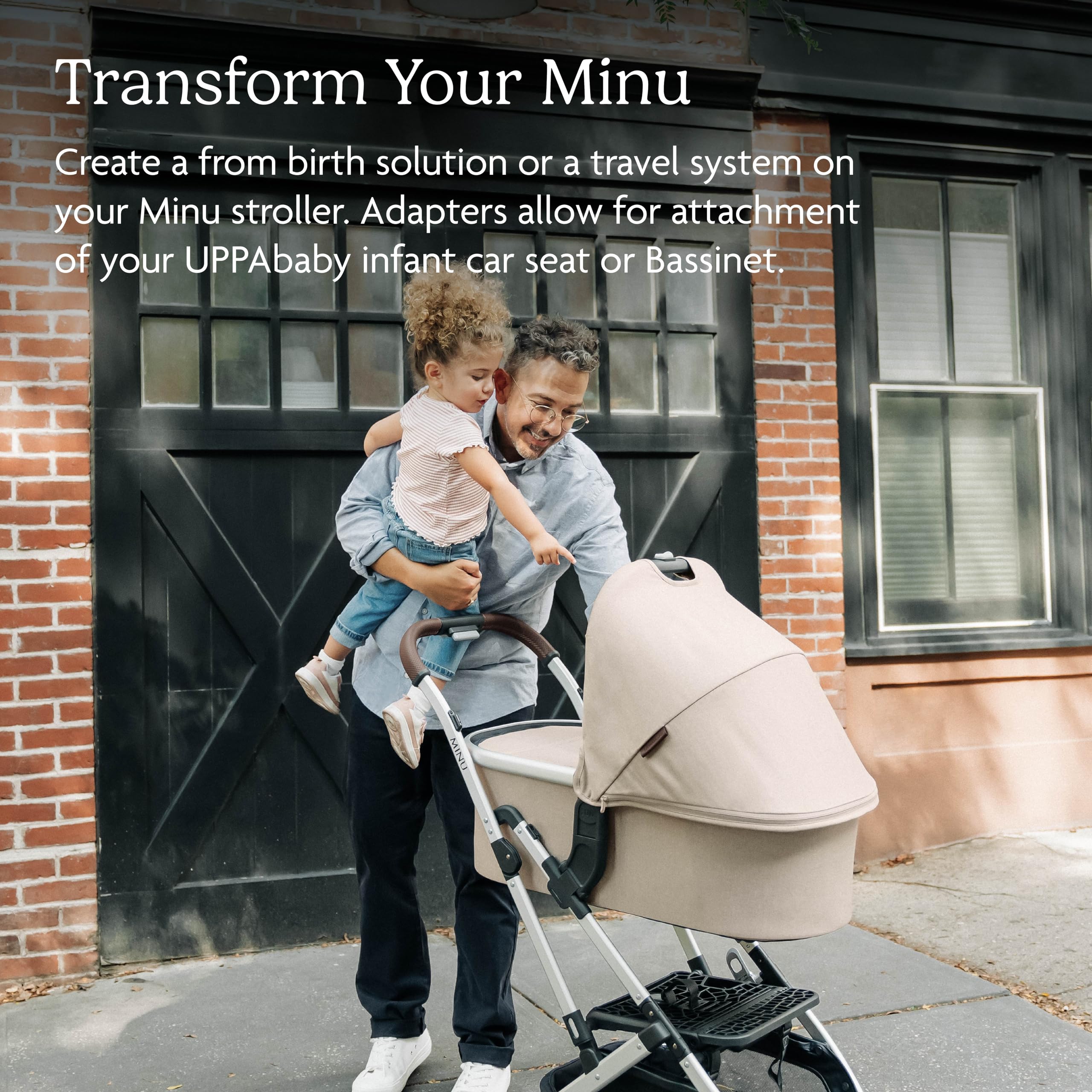 Uppababy Adapter For Minu And Minu V2 Strollers/Compatible With Bassinet, Aria, Mesa V2, Or Mesa Max Infant Car Seats/Quick + Se