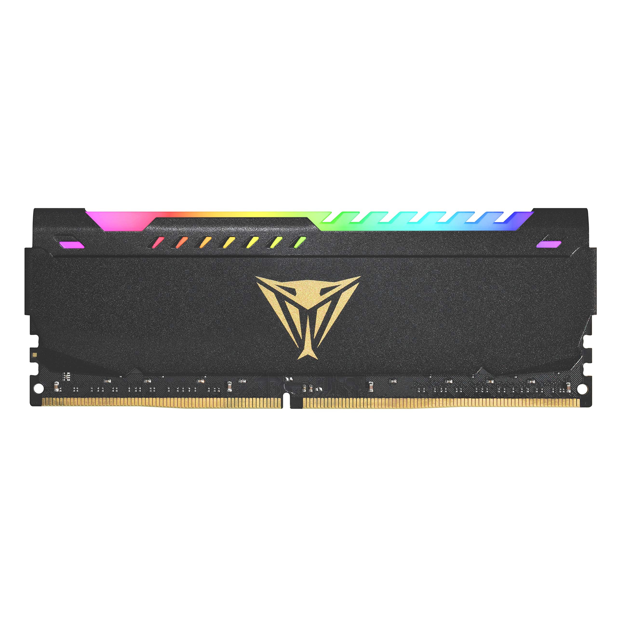 Patriot Viper Steel Rgb Ddr4 Ram 32Gb (1X32Gb) 3600Mhz Cl20 1.35V Udimm Desktop Gaming Memory Module Compatible With Xmp   Pvsr4