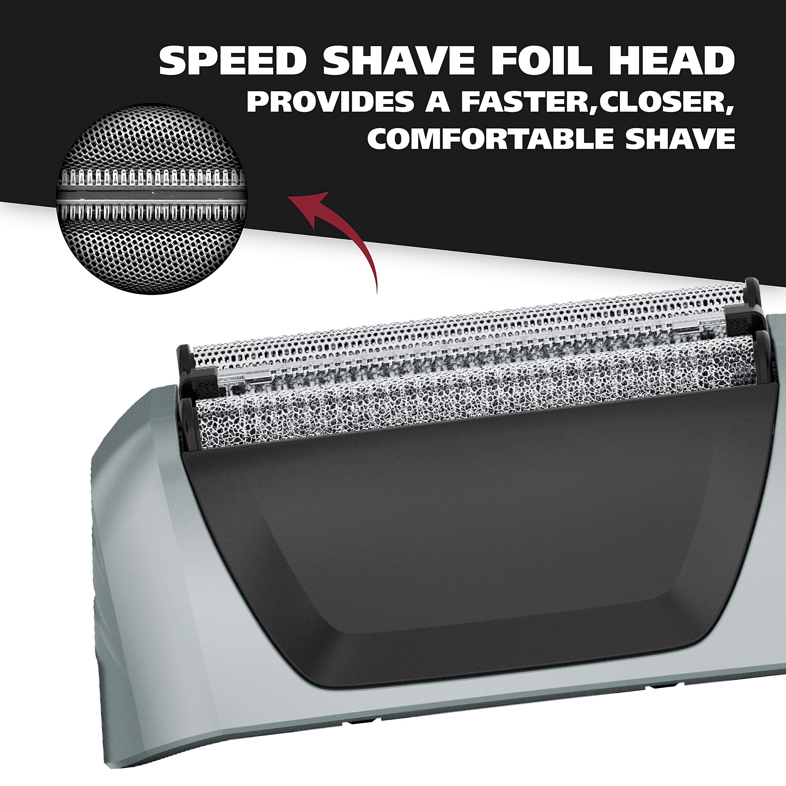 Wahl Silver Speed Shave Replacement Foils, Cutters And Head For 7061 Series, Model 7045 400