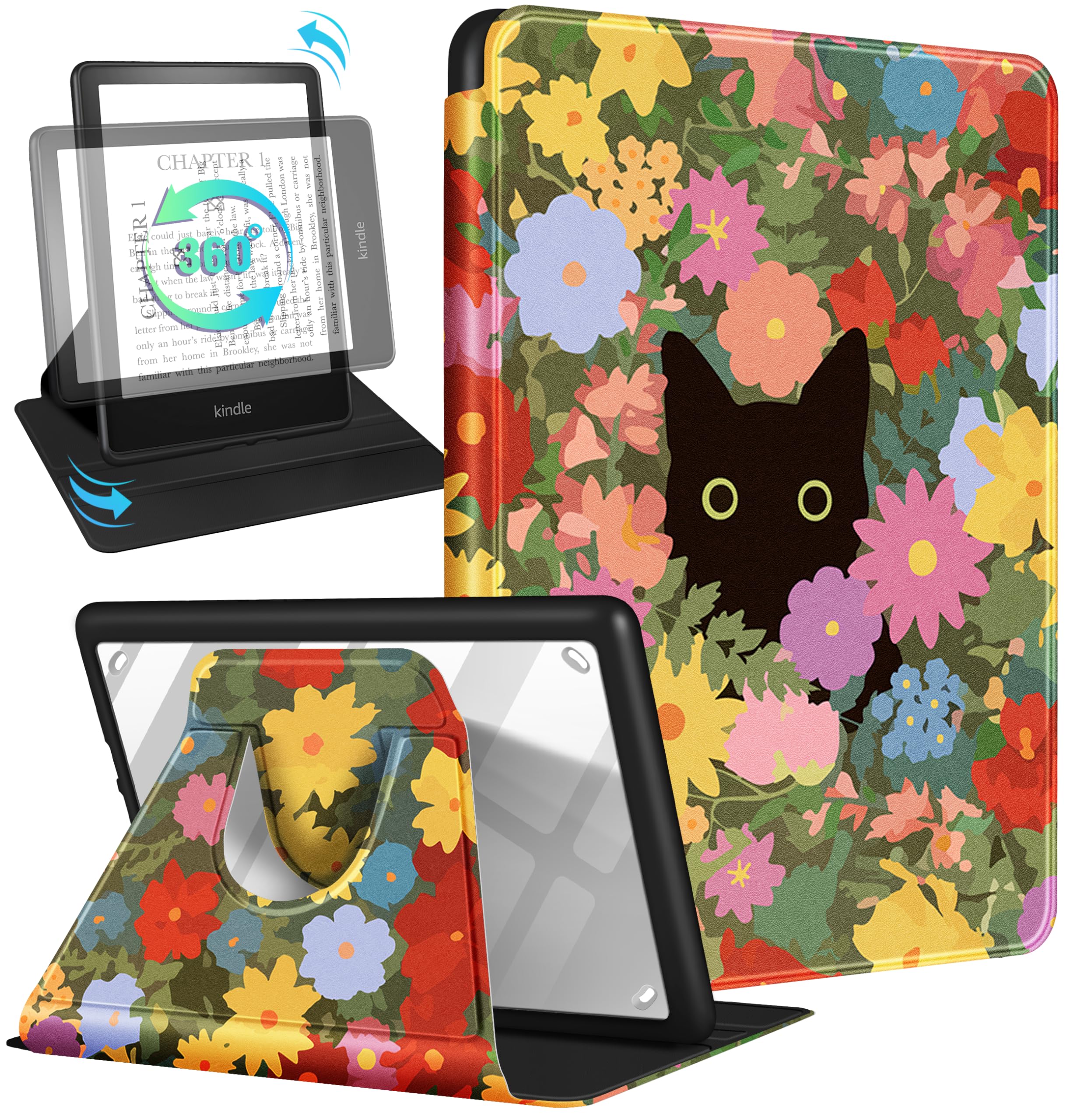 Kidcube For Kindle Paperwhite 11Th Generation Case 6.8 Inch 2021/Paperwhite Signature Edition Case Women Girls Kids Cute Kawaii