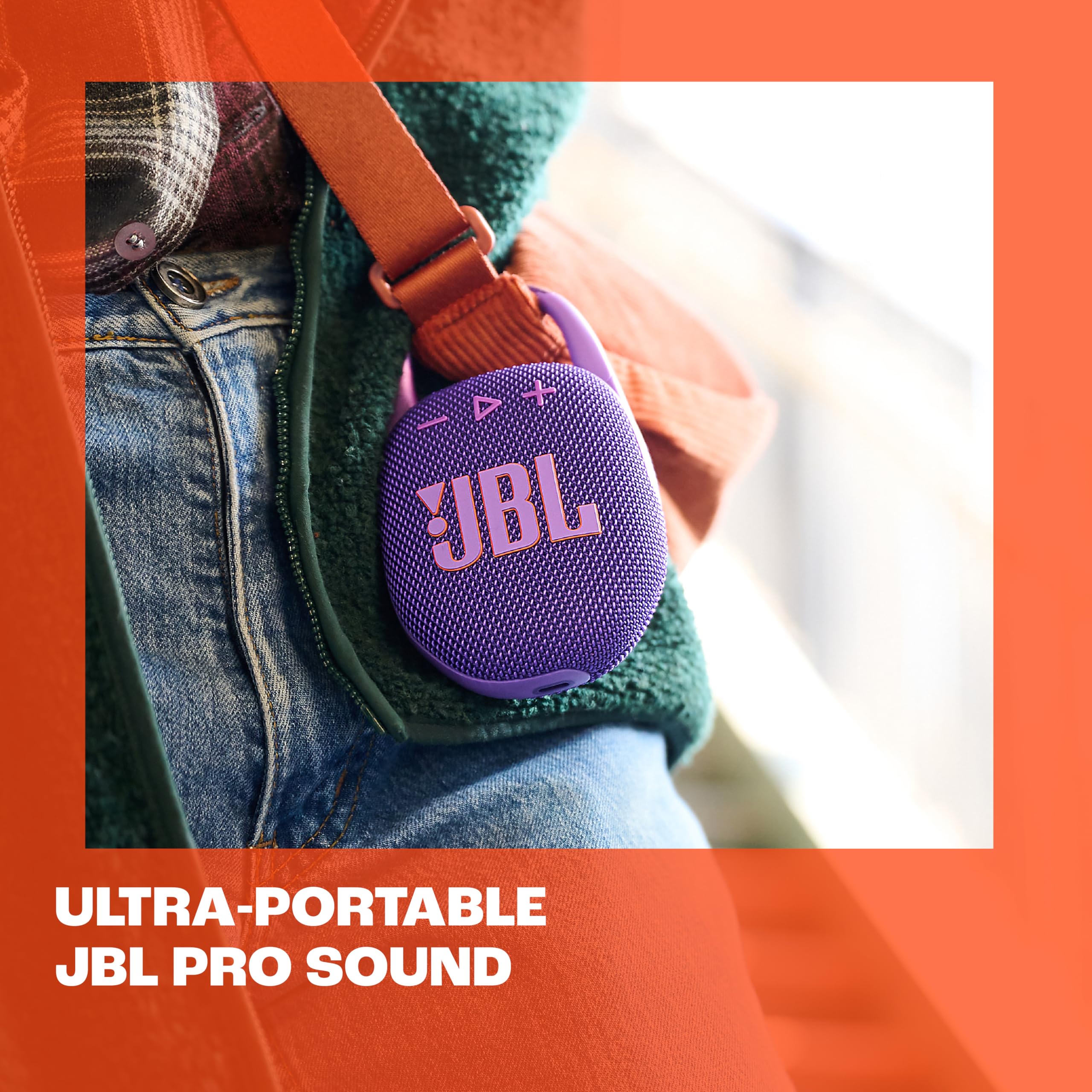 Jbl Clip 5 - Ultra-Portable, Waterproof & Dustproof Bluetooth Speaker, Big Pro Sound With Punchy Bass, Integrated Carabiner, Up