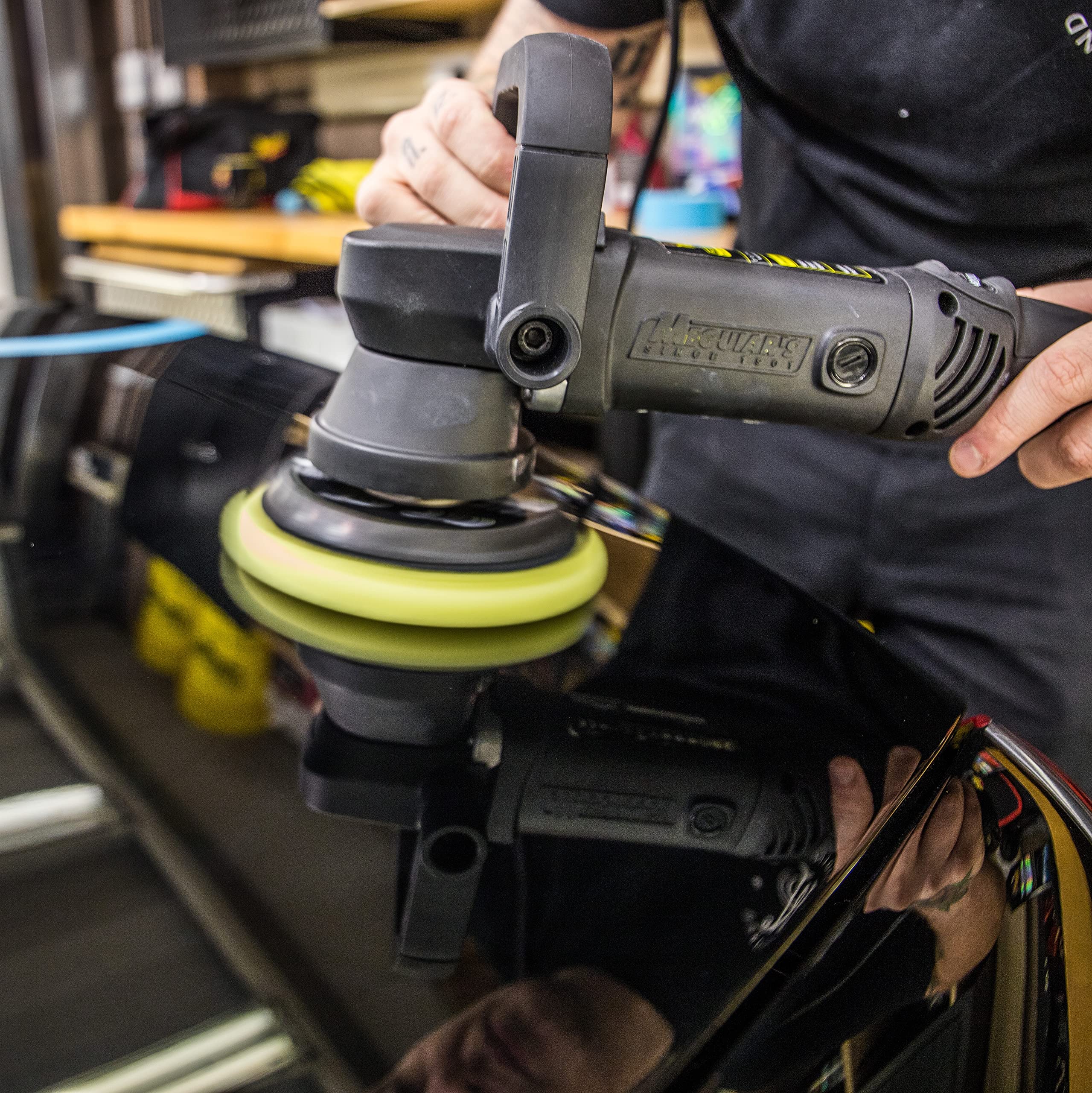 Meguiars 5    Soft Buff Da Foam Polishing Disc Dfp5 - Hook And Loop Pad For Use With A 5    Da Backing Plate, Dual Action Polish,WBHDWB00PYCXMYK