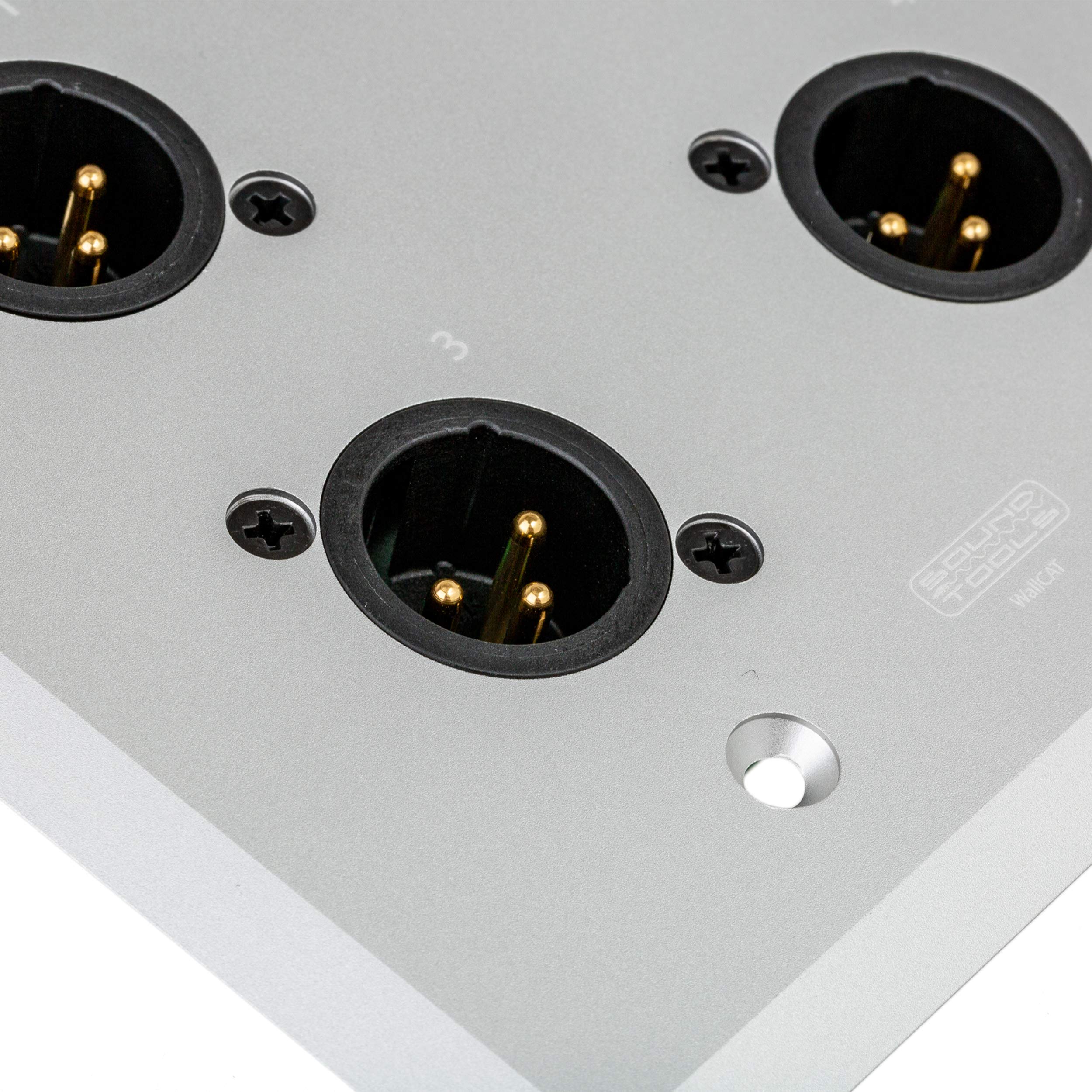 Wall Cat Mx-S (Male, Silver) - Audio Over Shielded Cat Cable. Capable Of Sending Analog Audio, Dmx, Clear-Com And Aes.