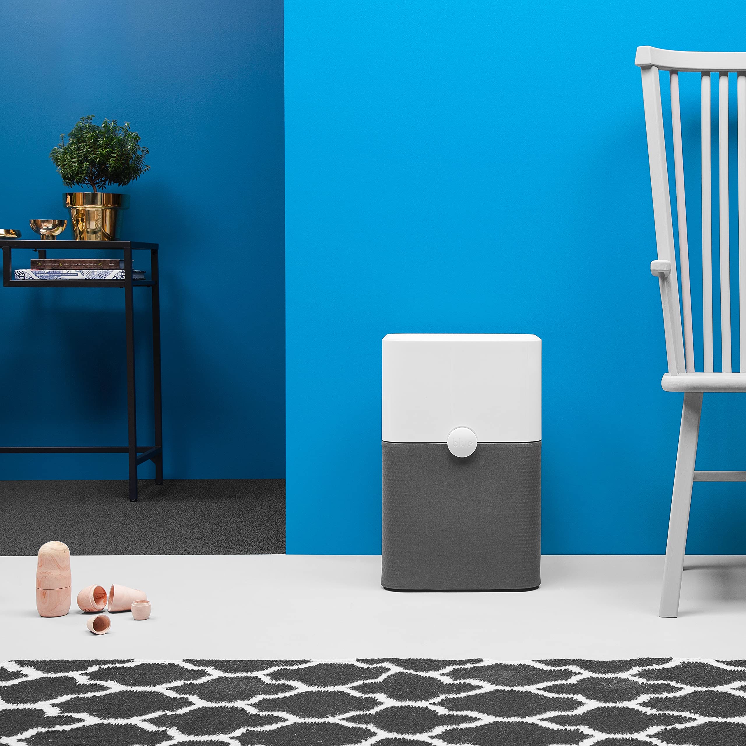 Blueair Blue Pure 211+ Dark Gray Pre-Filter, Washable Fabric Traps Pollen, Pet Hair & Dust, Dark Shadow