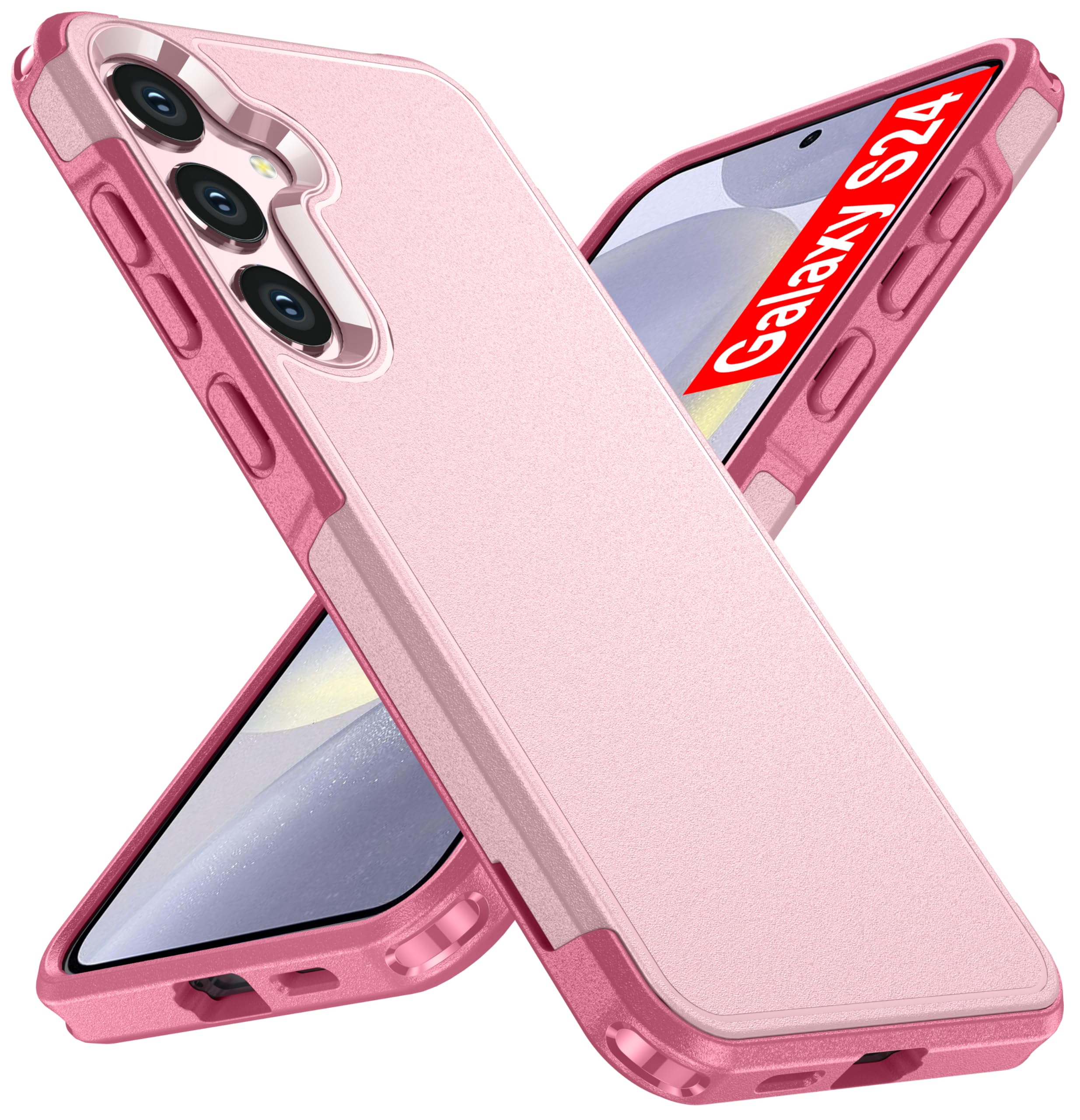 Oneagle For Samsung Galaxy S24 Case,Galaxy S24 Phone Case Upgraded[15 Ft Drop Protection][Supports Wireless Charging]Anti Slip A