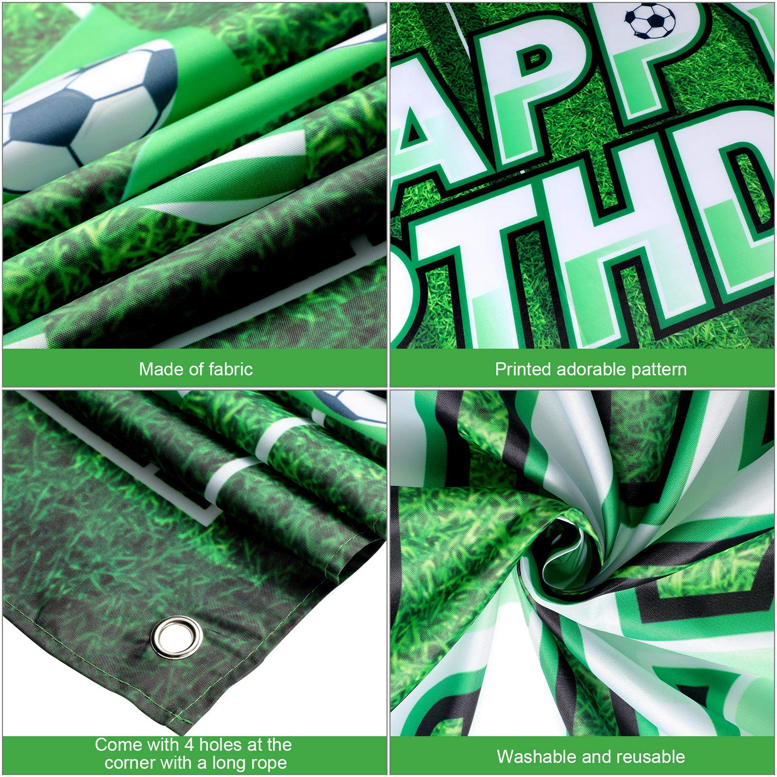 Soccer Birthday Party Backdrop Football Field Photo Background Soccer Theme Birthday Party Decorations Photo Booth Props For Cak