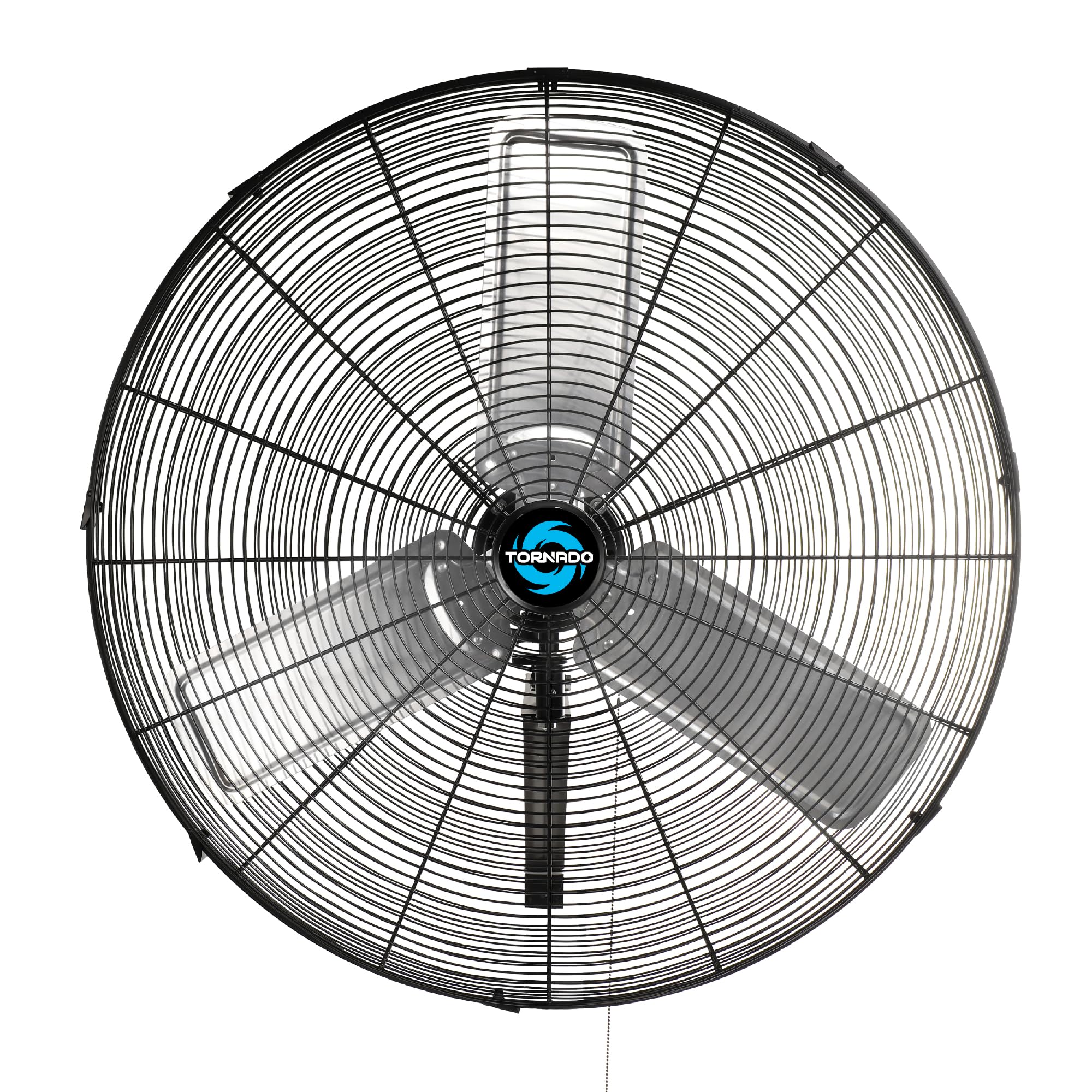 Tornado Pro Series High Velocity Wall Mount Fan 30 Inch, Oscillating Fan For Commercial, Industrial Use 3 Speed 8850 Cfm 6.6 Ft