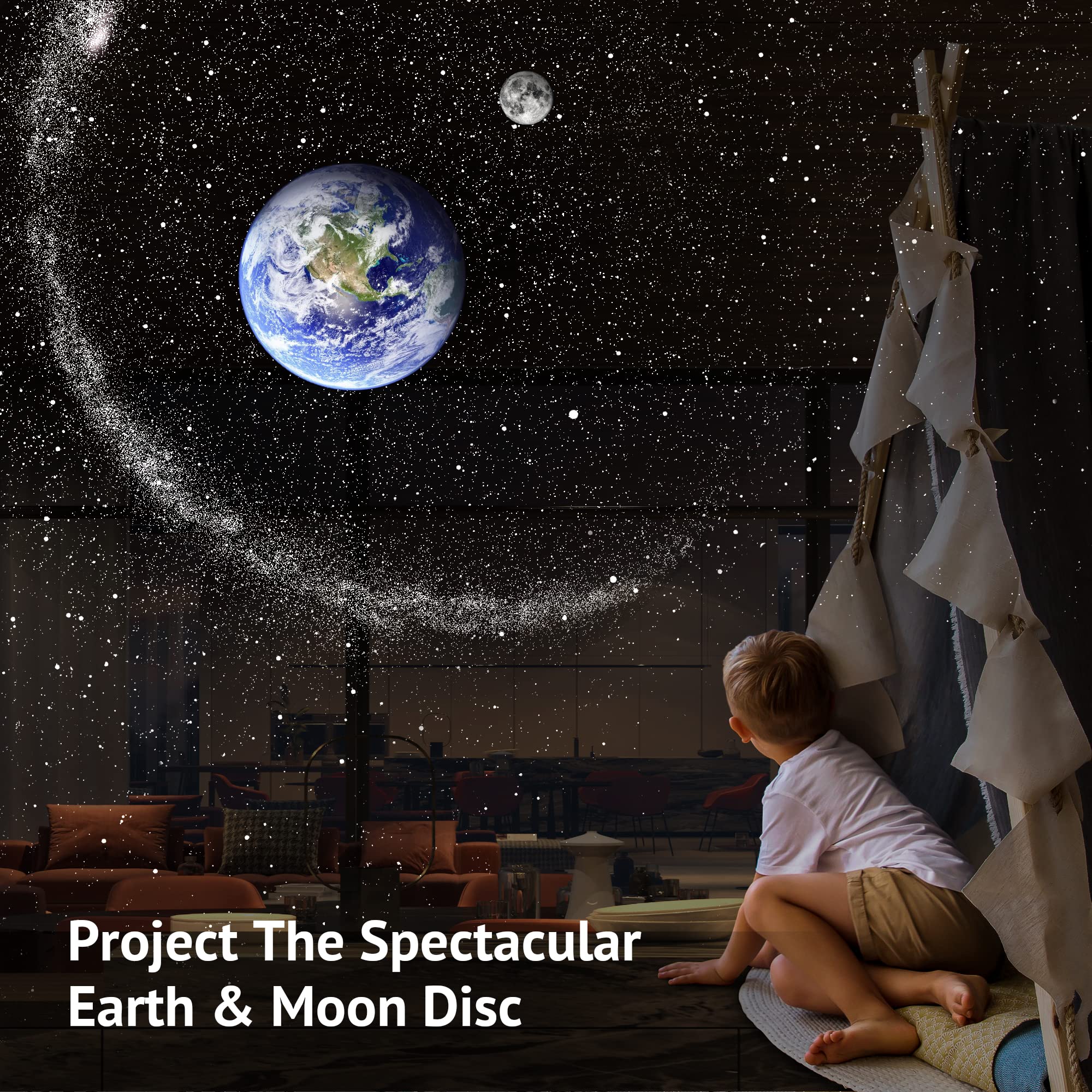 Laview Galaxy/Star Projector, Home Planetarium Projector With 130 Ft