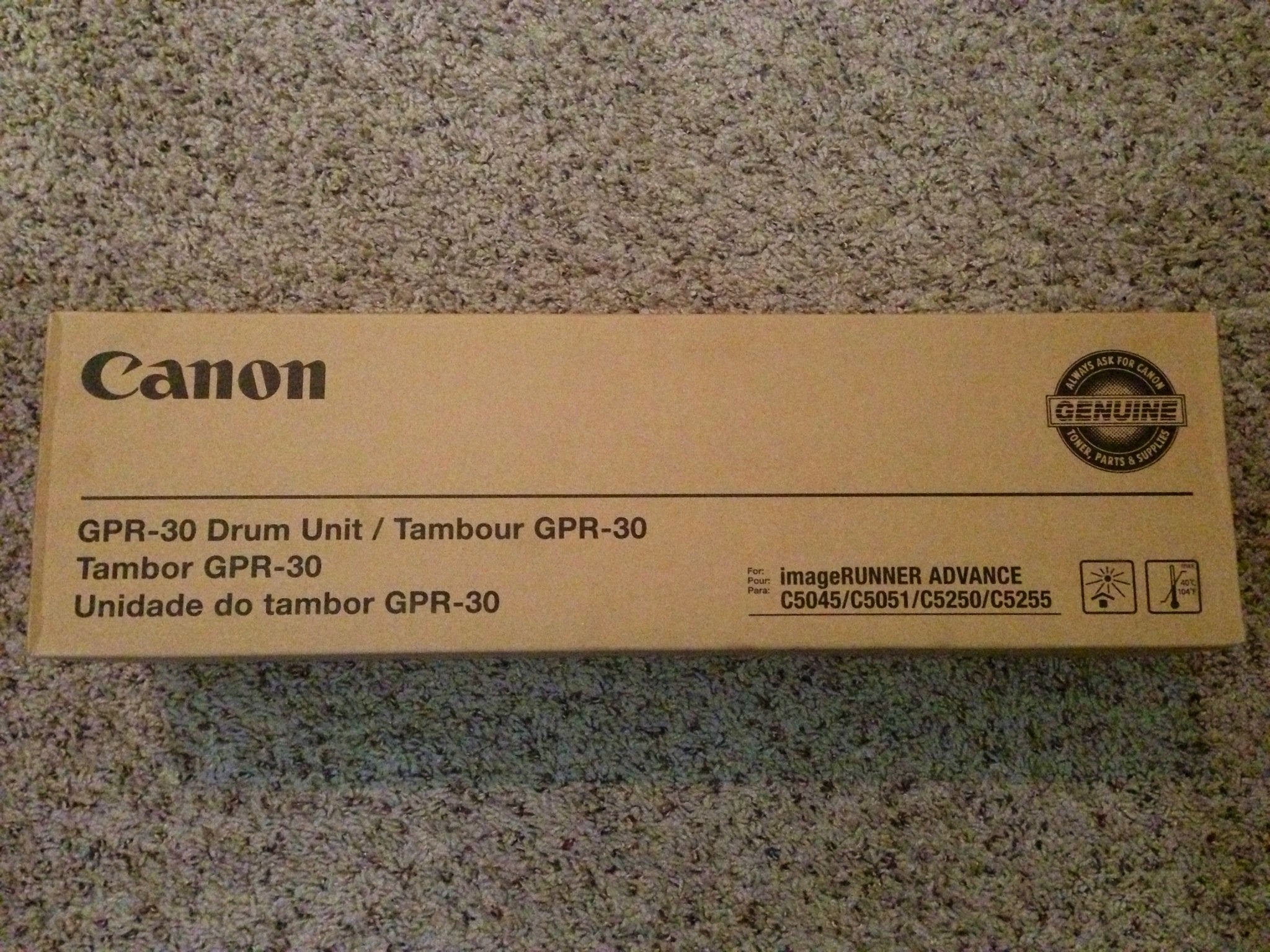 Canon 2777B004Ba (Gpr-30) Color Drum Unit For C5045/5051