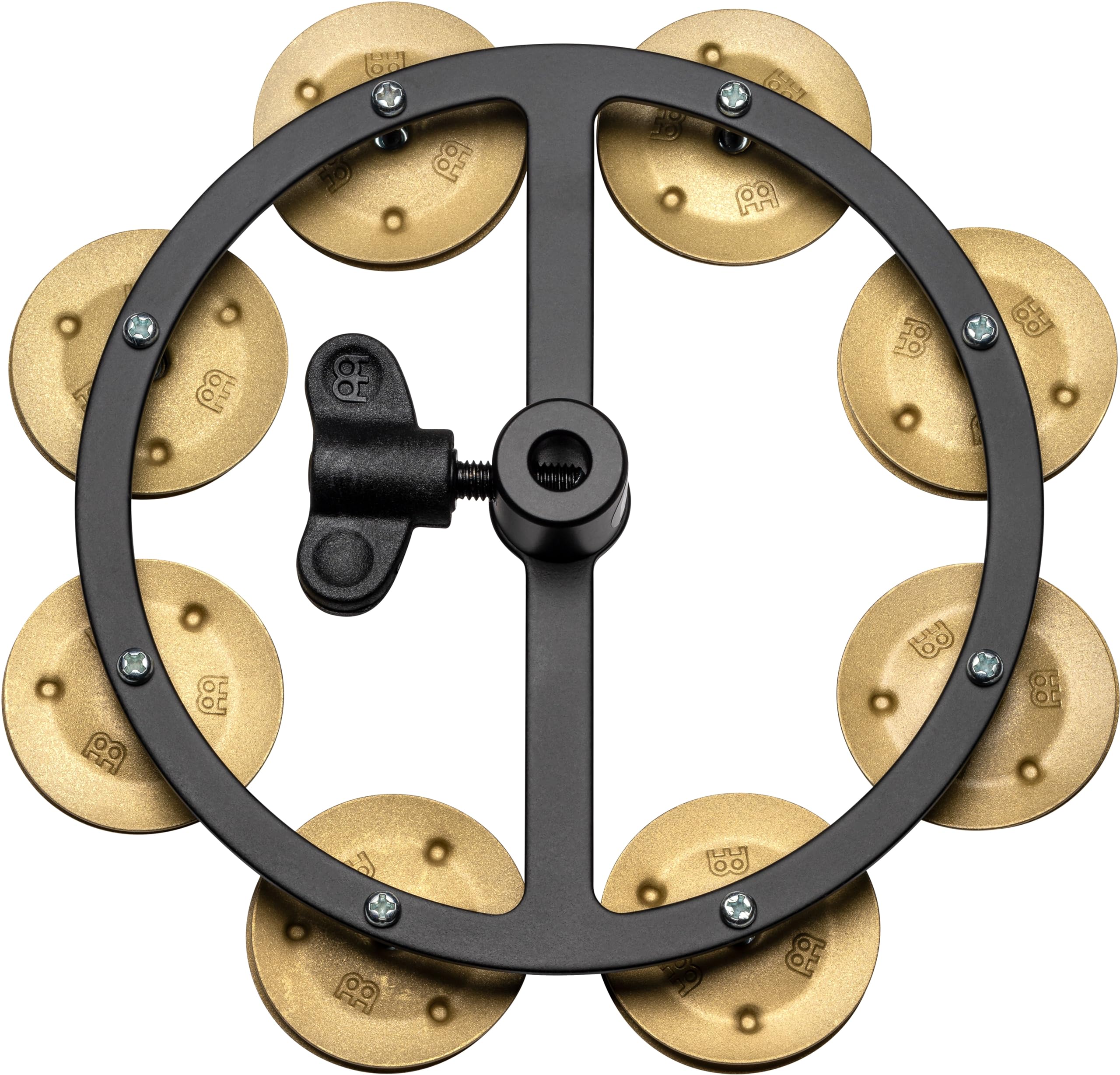 Hihat Tambourine for a Dry and Vintage Sound, Designed with Benny Greb  NOT MADE IN CHINA  Sand Blasted Brass Jingles, 2YEAR 