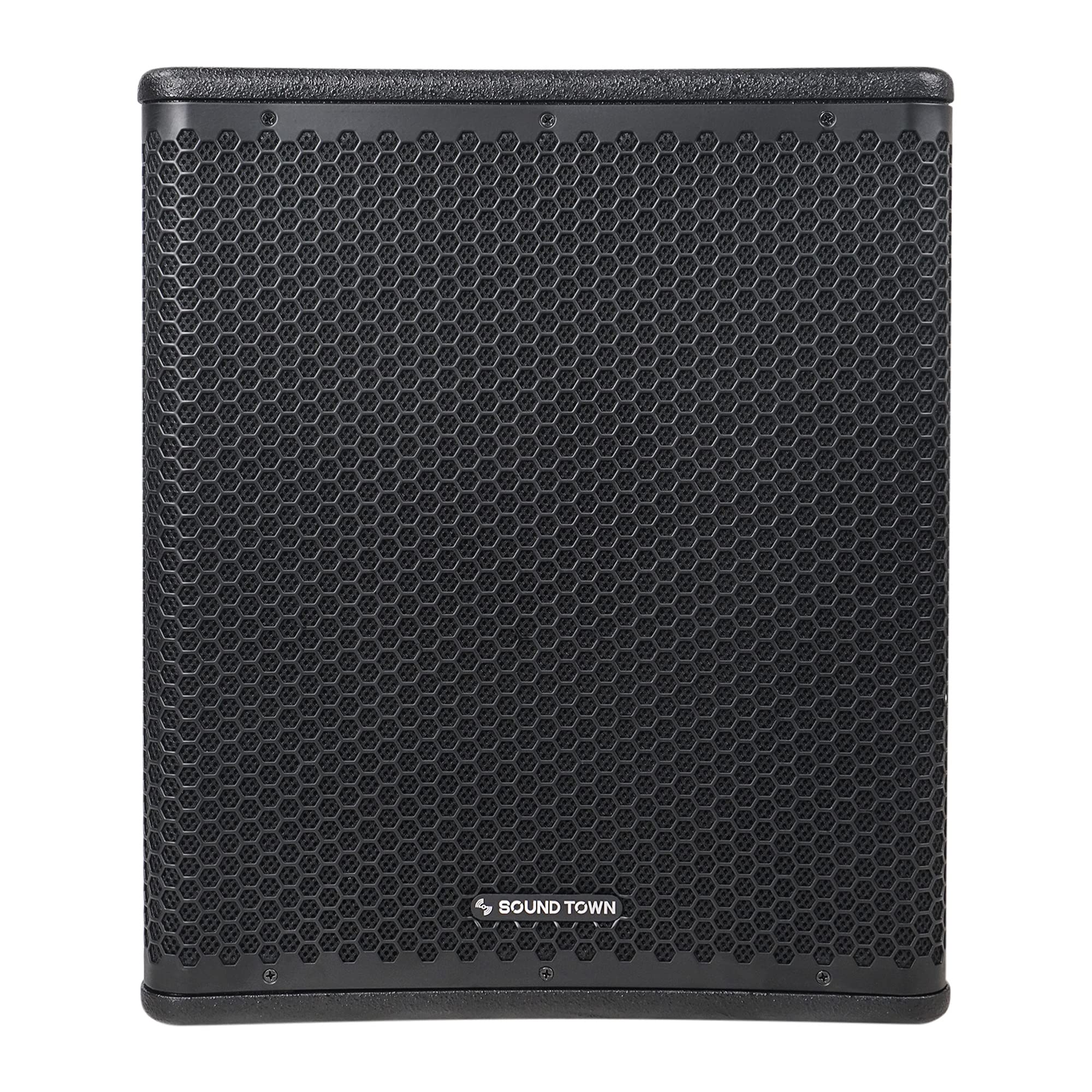 Sound Town Oberon Series 15'' 1400W Powered Pa/Dj Subwoofer With Class D Amplifier, Lpf And Selectable Dsp Output Modes, 4'' Voi