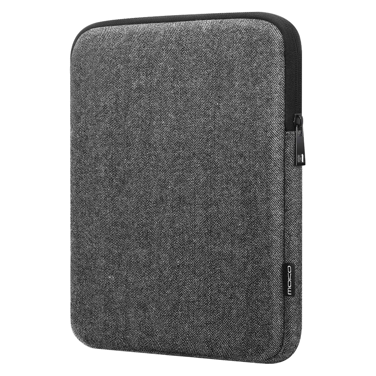 MoKo 9 11 Inch Tablet Sleeve Bag Carrying Case Fits iPad air 5 10.9' 2022, iPad Pro 11 M2 2022 2018, iPad 10th 10.9,iPad 9/8/7th Gen 10.2,iPad Air 4 10.9/Air 3 10.5,Tab S8/S9 11', Black & Gray