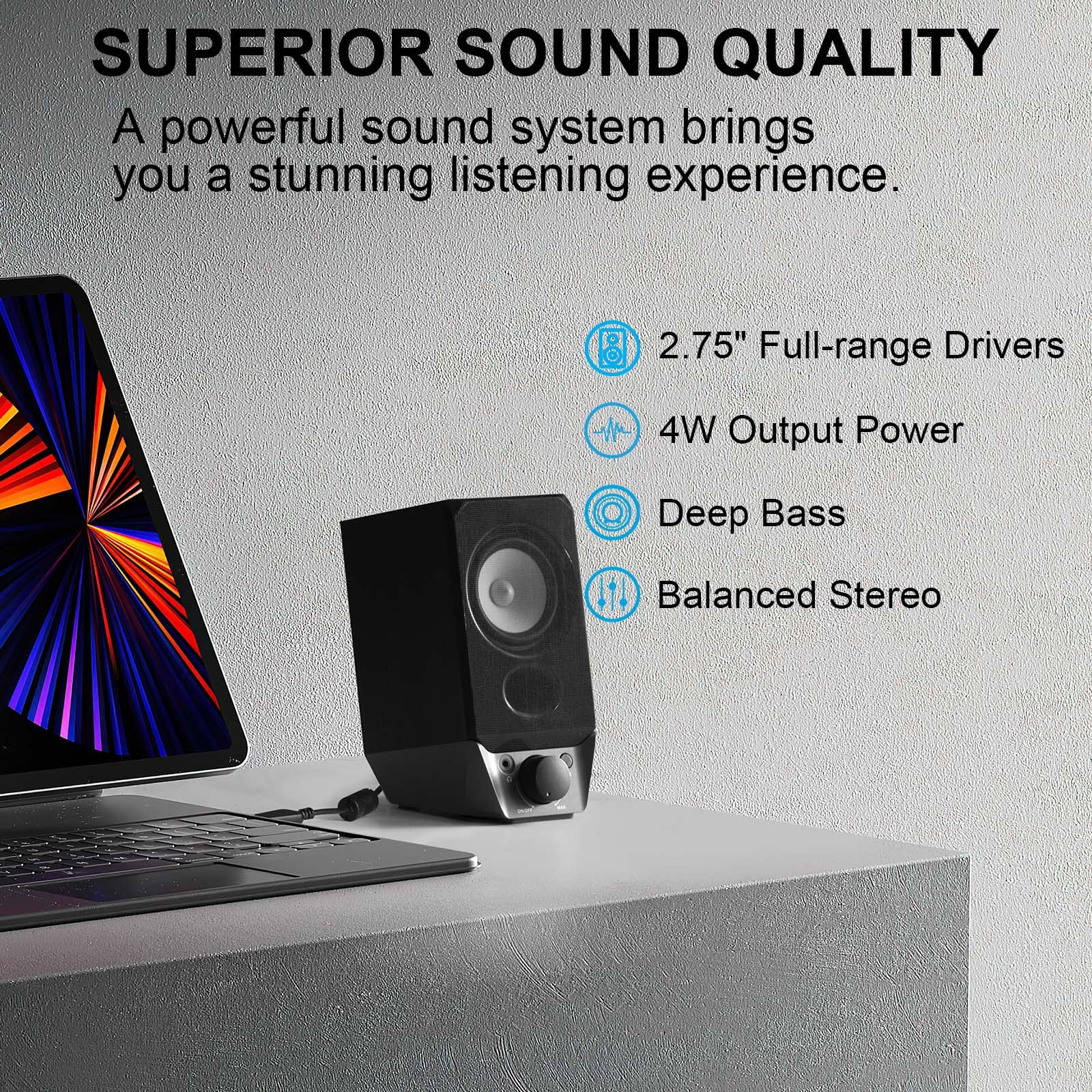 Edifier R19Bt Usb Powered Computer Speaker System With Bluetooth