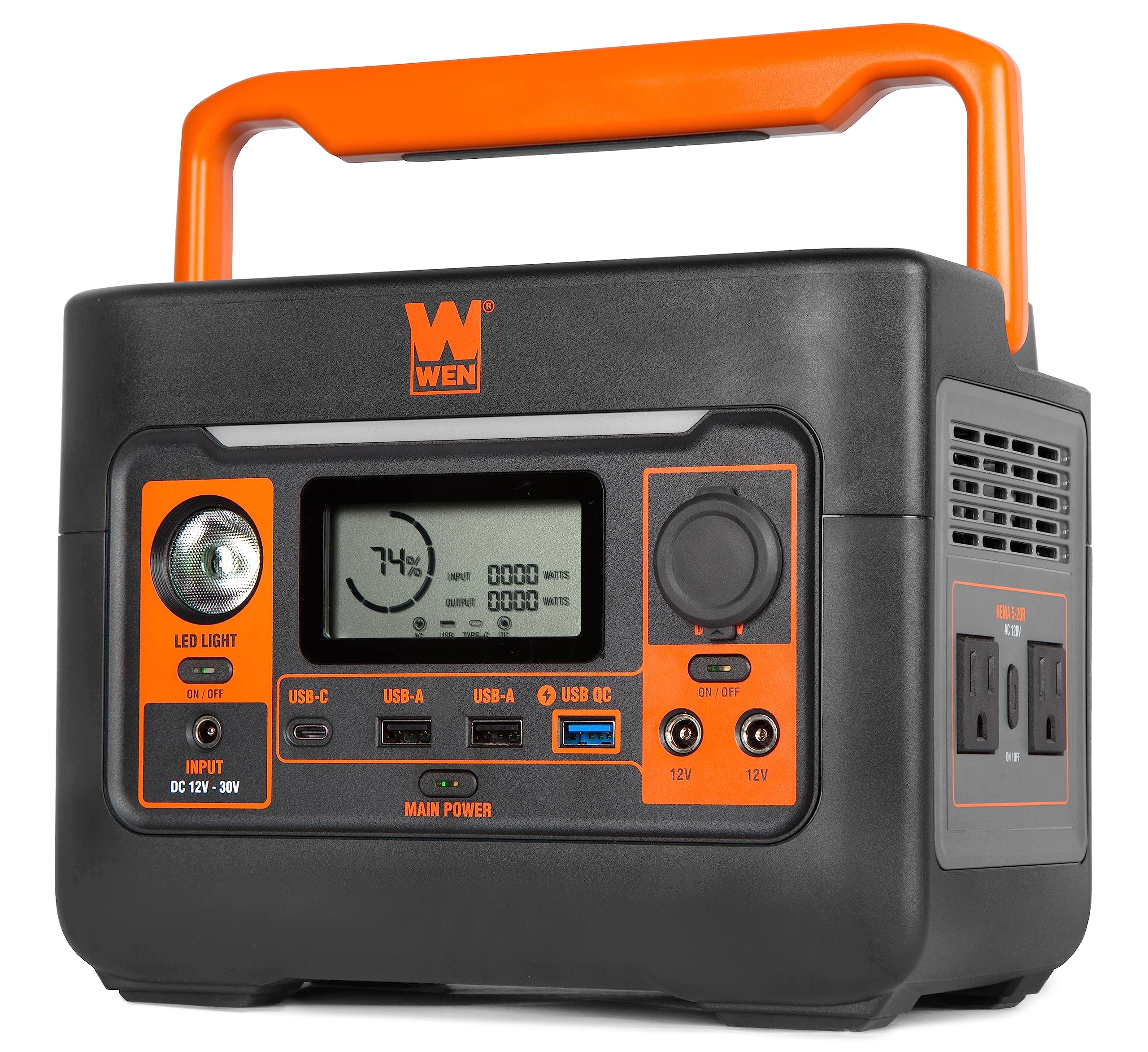 Wen 300 Watt 269Wh Lithium Ion Power Station And Battery Powered Inverter Generator (Pp300I)