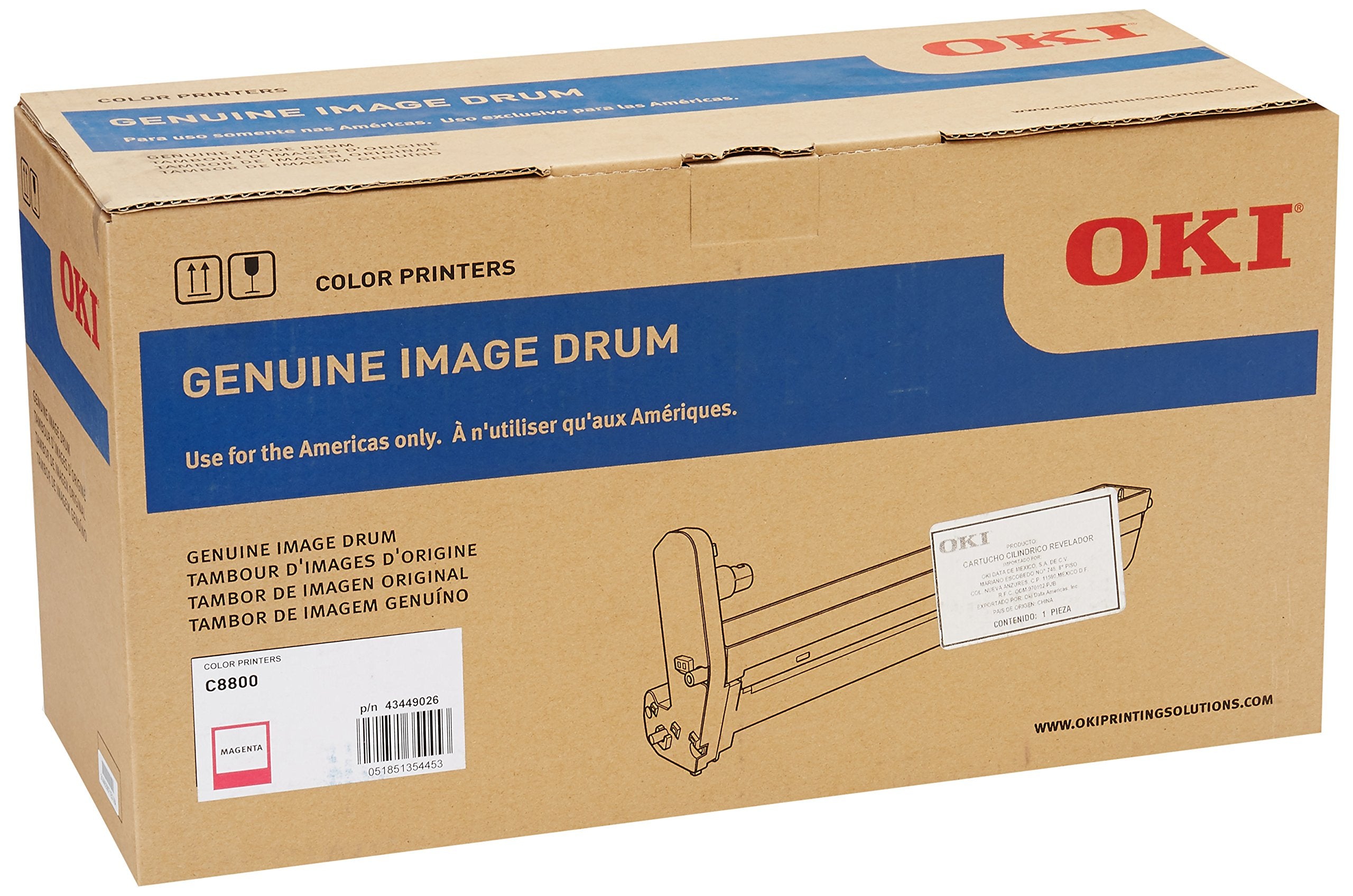 Oki Magenta Image  Drum, 20000 Yield (43449026)