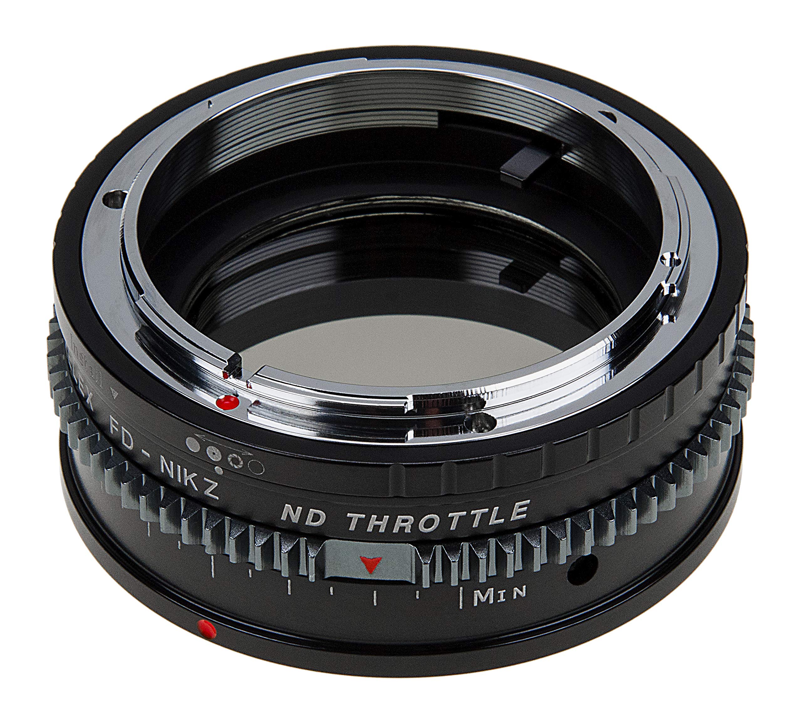 Vizelex Cine Nd Throttle Lens Adapter Compatible With Canon Fd Lenses To Nikon Z Mount Cameras   Built In Variable Nd Filter (2