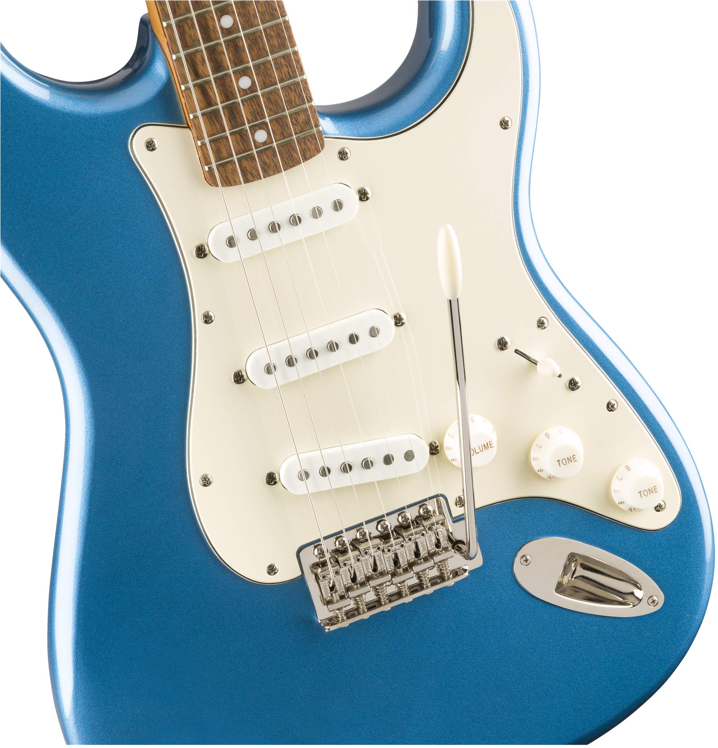 Fender Squier Classic Vibe 60S Stratocaster Electric Guitar, Lake Placid Blue, Laurel Fingerboard