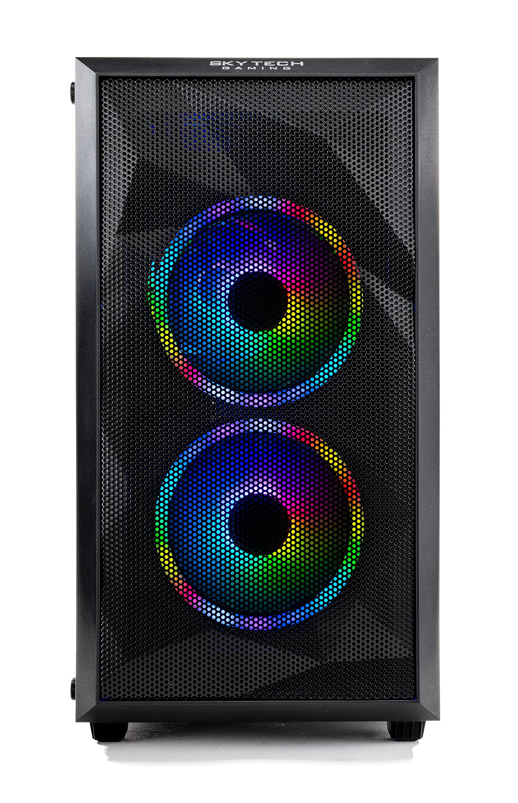 Skytech Gaming Chronos Mini Gaming Pc Desktop   Intel Core I3 10100F 3.6 Ghz, Gtx 1650, 500Gb Ssd, 16G Ddr4 3200, 600W Gold Psu,