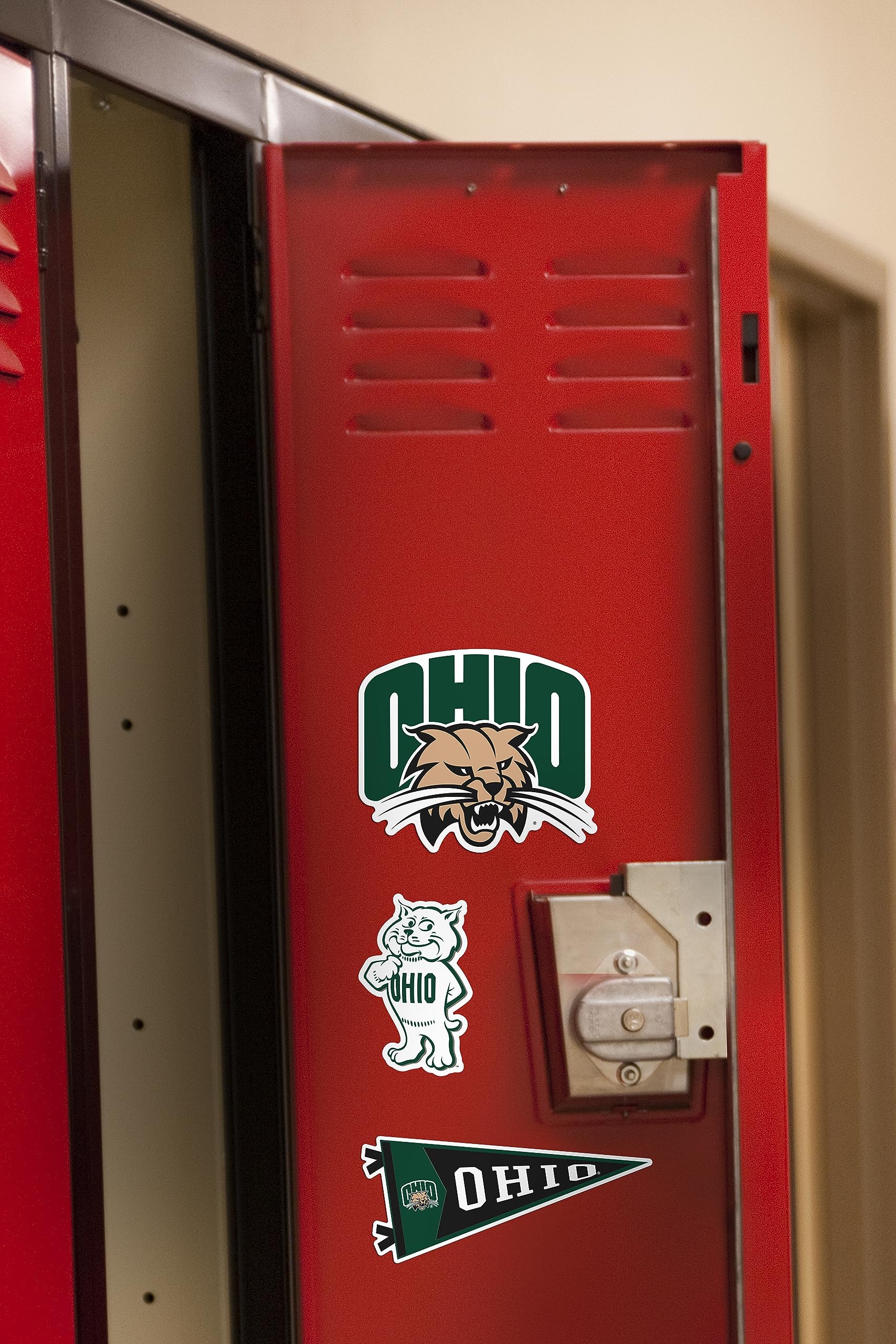 Ohio University 9Ct Vinyl Large Deluxe Stickers Variety Pack   Laptop, Water Bottle, Scrapbooking, Tablet, Skateboard, Indoor/Ou
