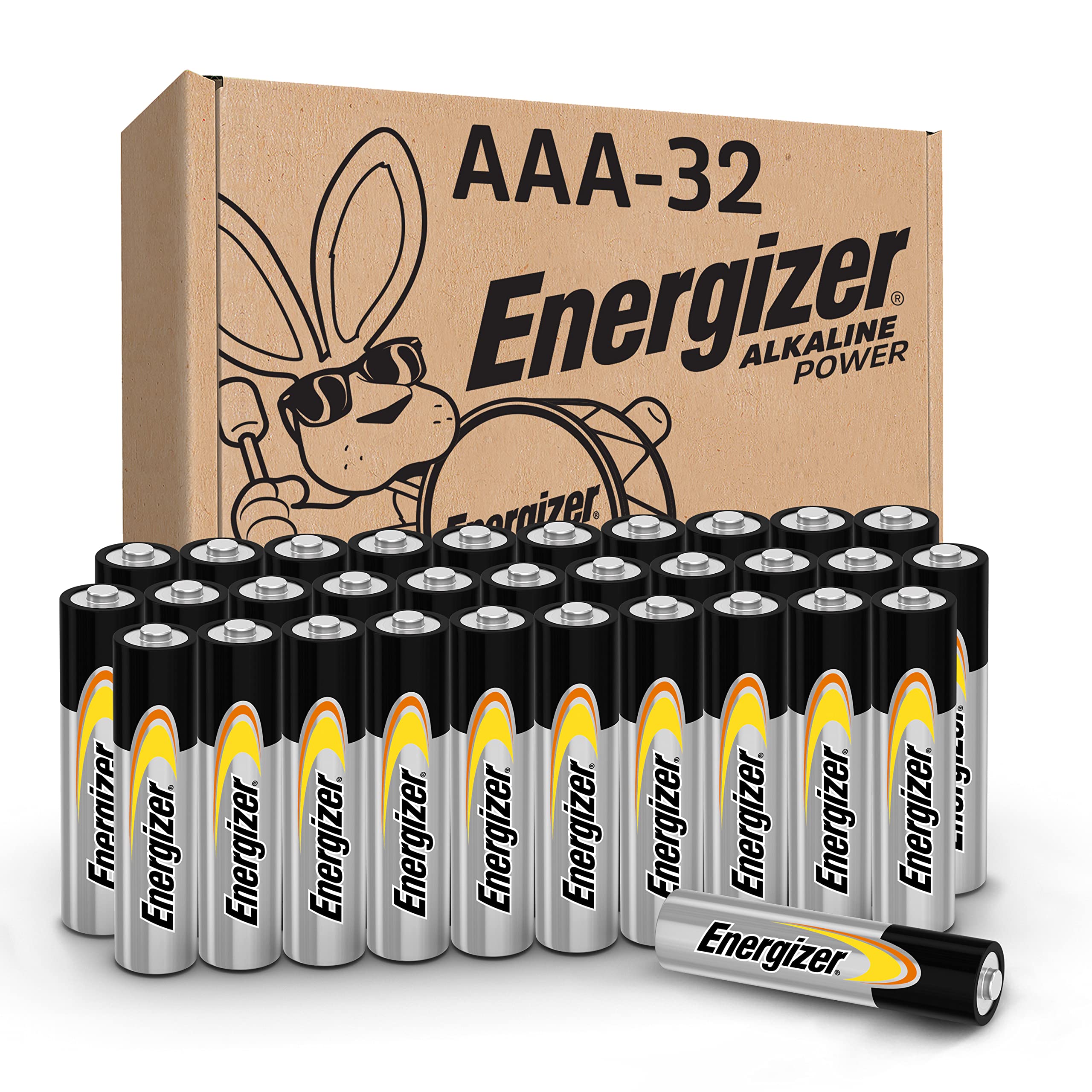 Energizer Alkaline Power Aaa Batteries 32 Count (Pack Of 1), Long Lasting Triple A Batteries