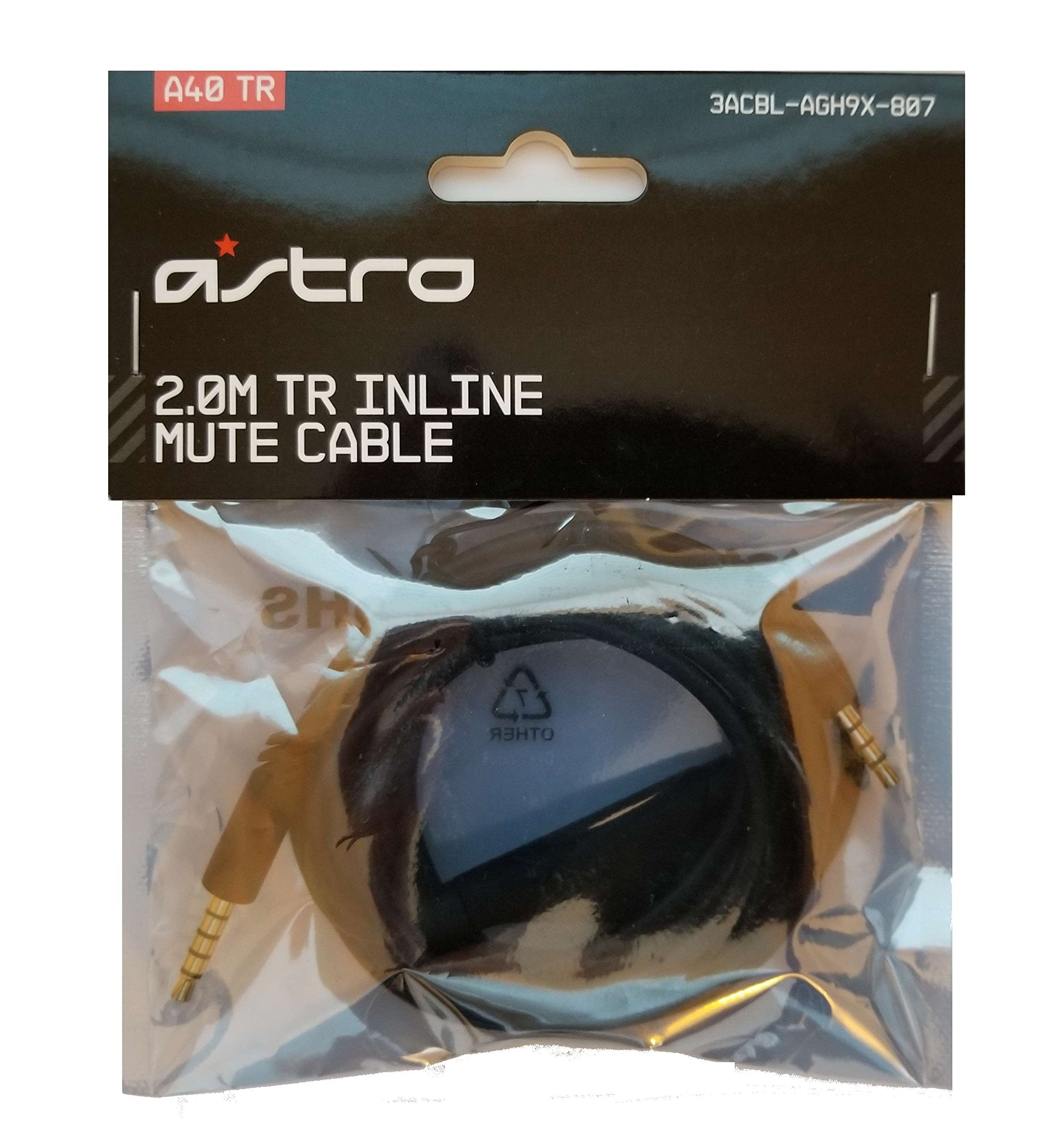 ASTRO Gaming A30/A40 Helmet 3acbl-agh9x-807 Inline Mute Cable 2.0 m